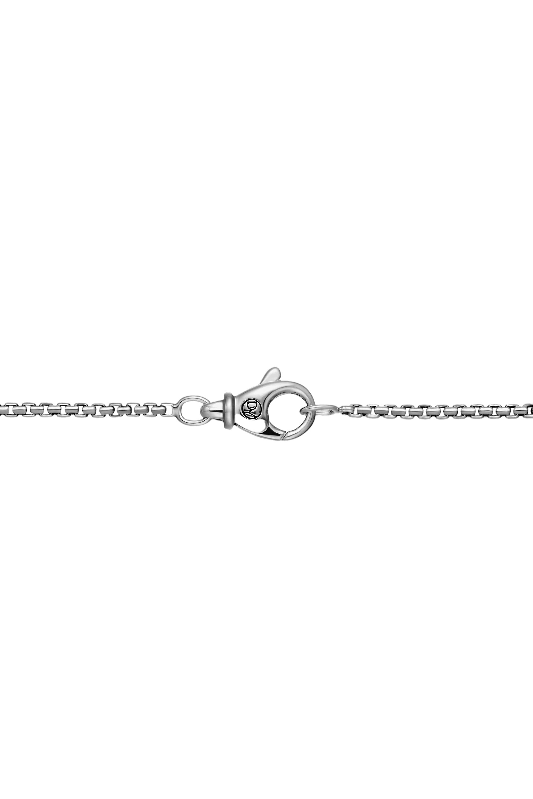Box Chain Necklace, Sterling Silver