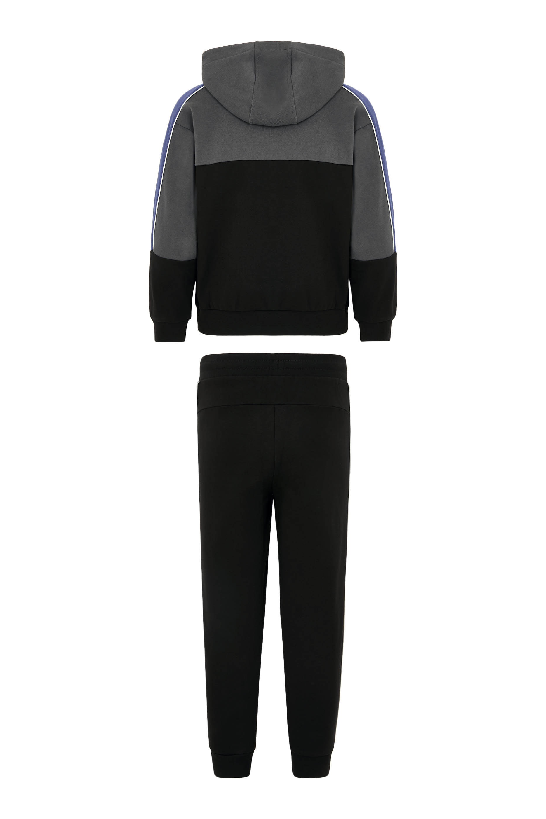 Kids EA7 Tracksuit Set Zip Hoodie + Cuff Bottoms