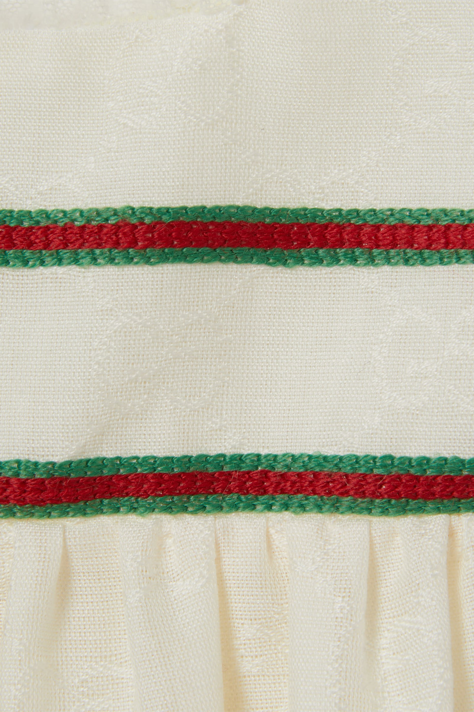 Kids GG Cotton Dress with Web