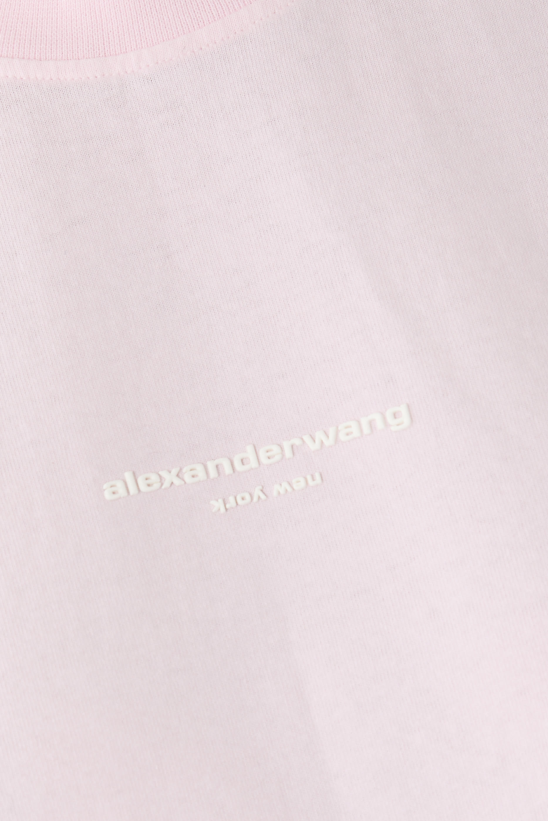 Logo Print Shrunken Short Sleeve T-Shirt 