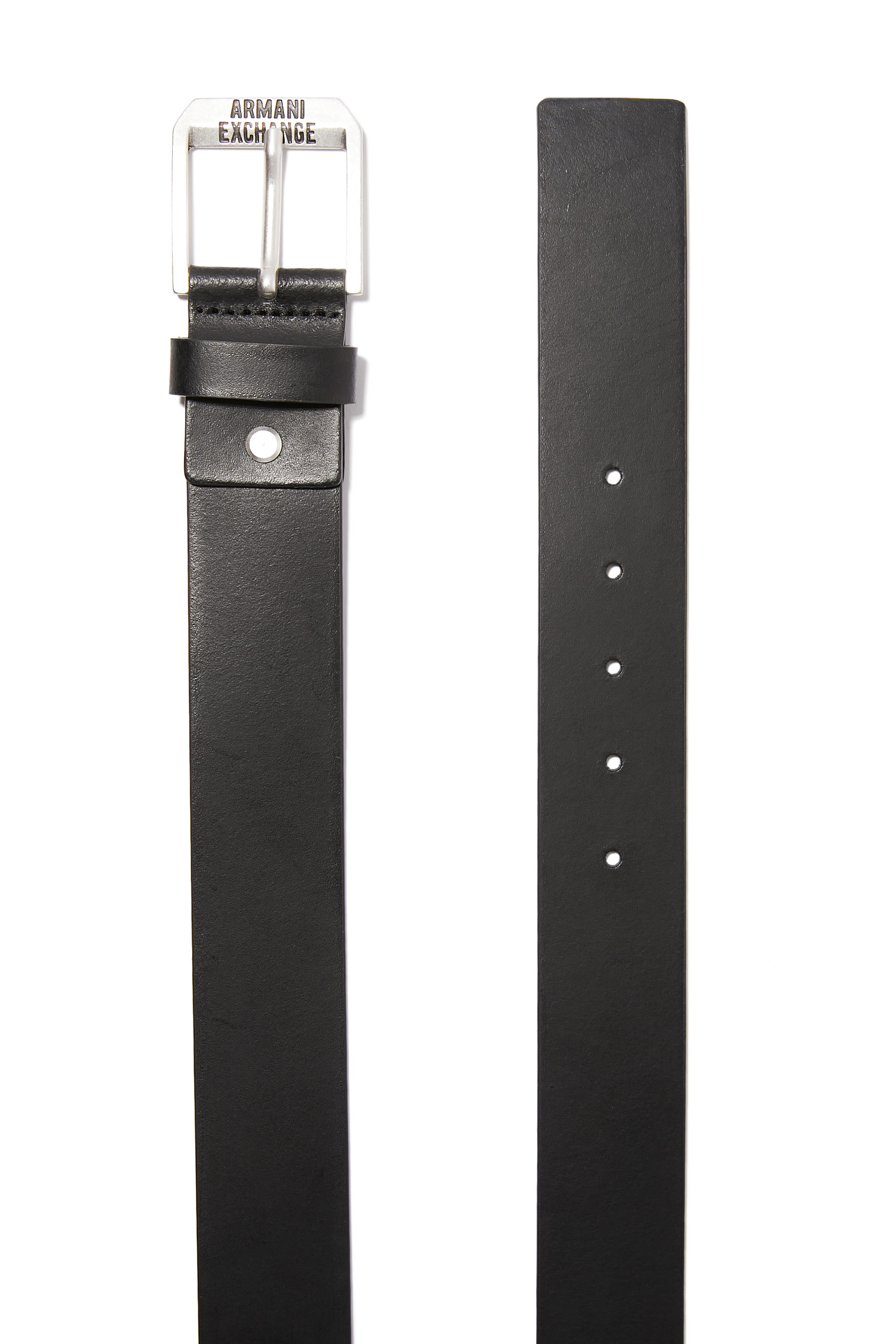 AX Logo Leather Belt