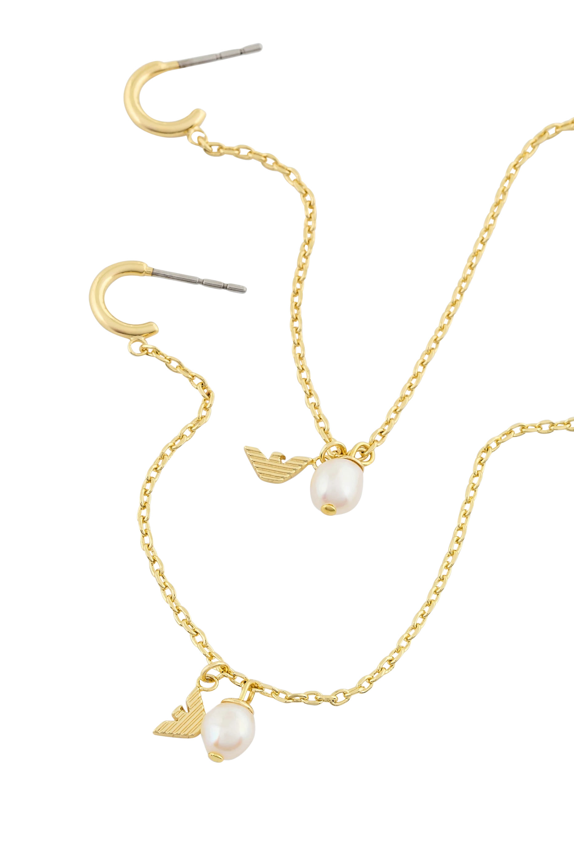 Drop Earrings in Brass