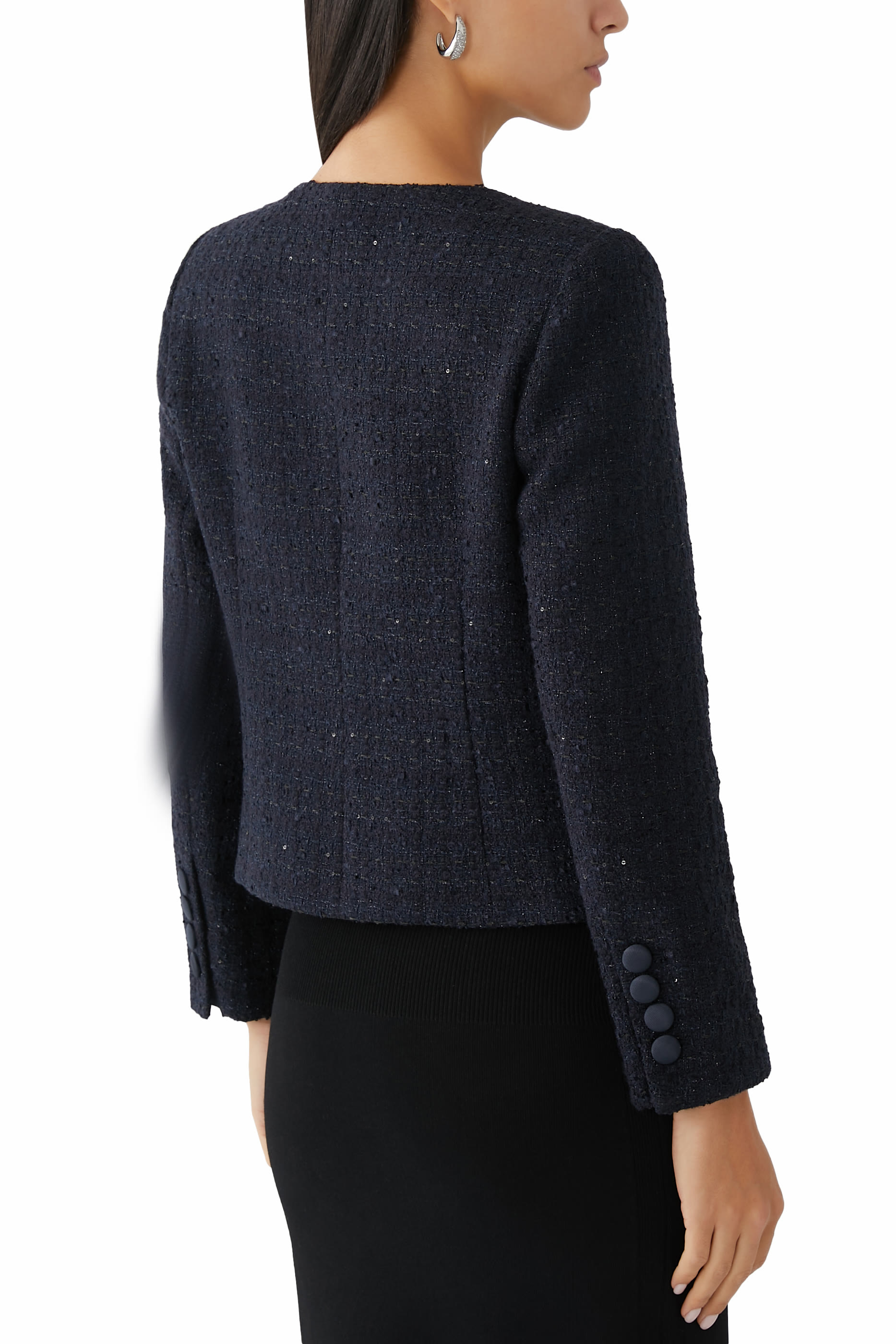 Lurex Tweed Jacket
