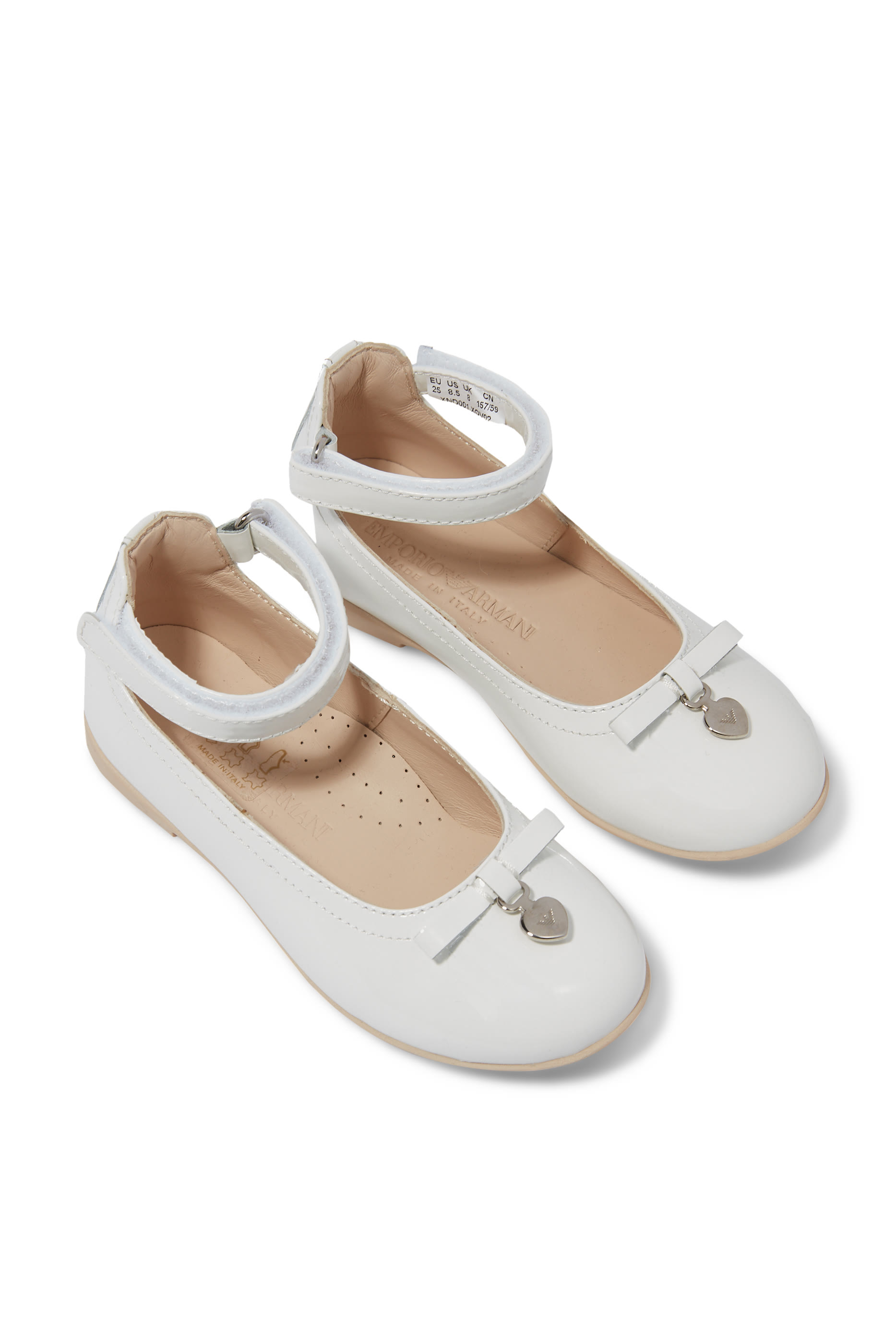 Kids Bow & Charm Ballerina Flats