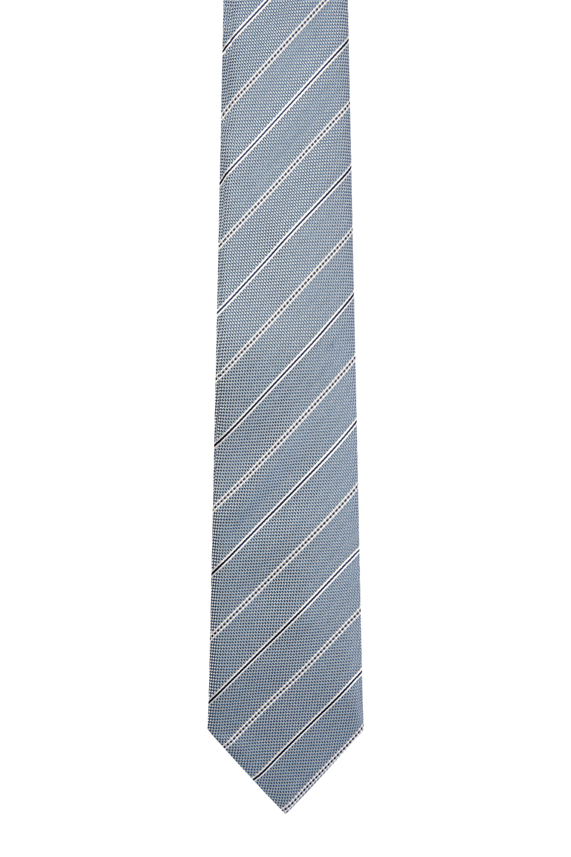 Jacquard Pattern Silk-Blend Tie
