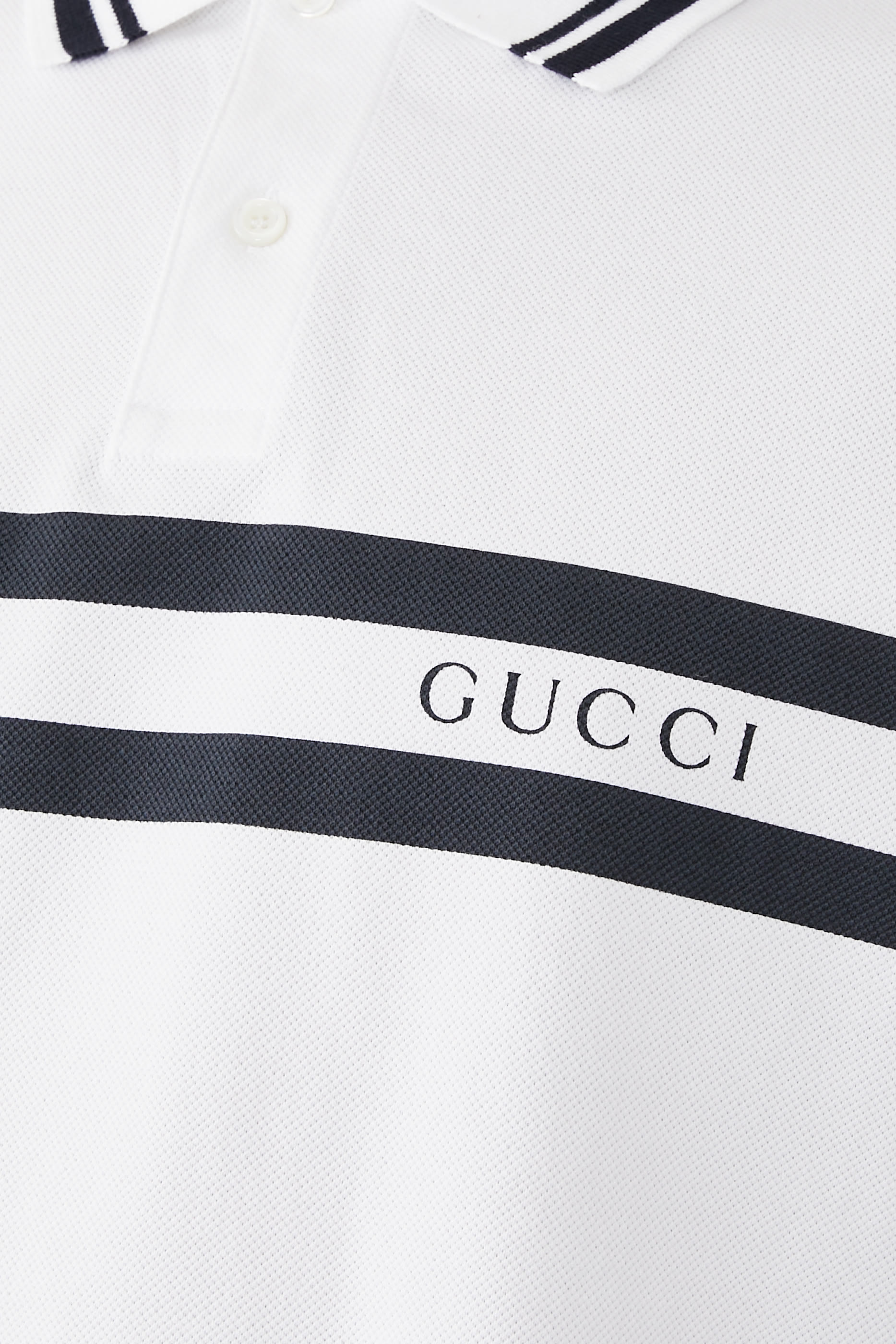 Logo-Print Cotton Polo Shirt