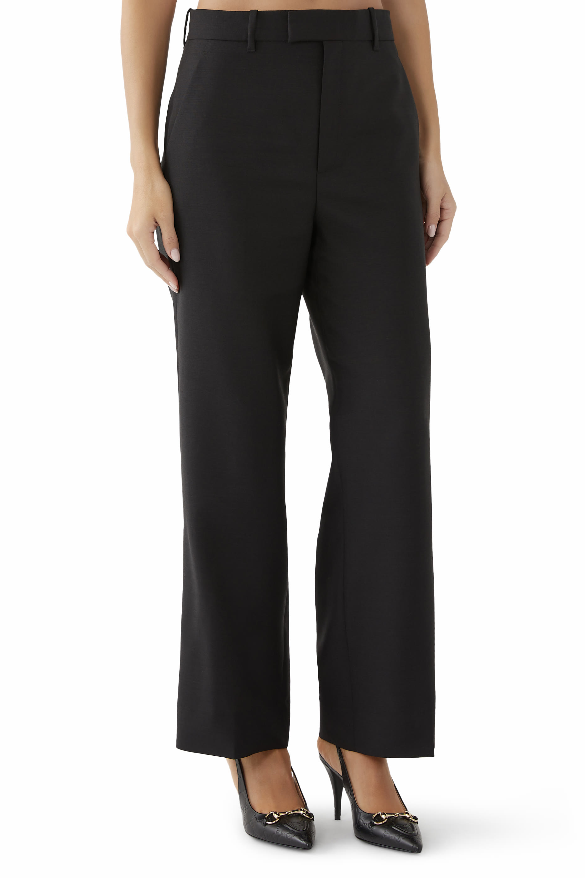 Wool Mohair Trousers