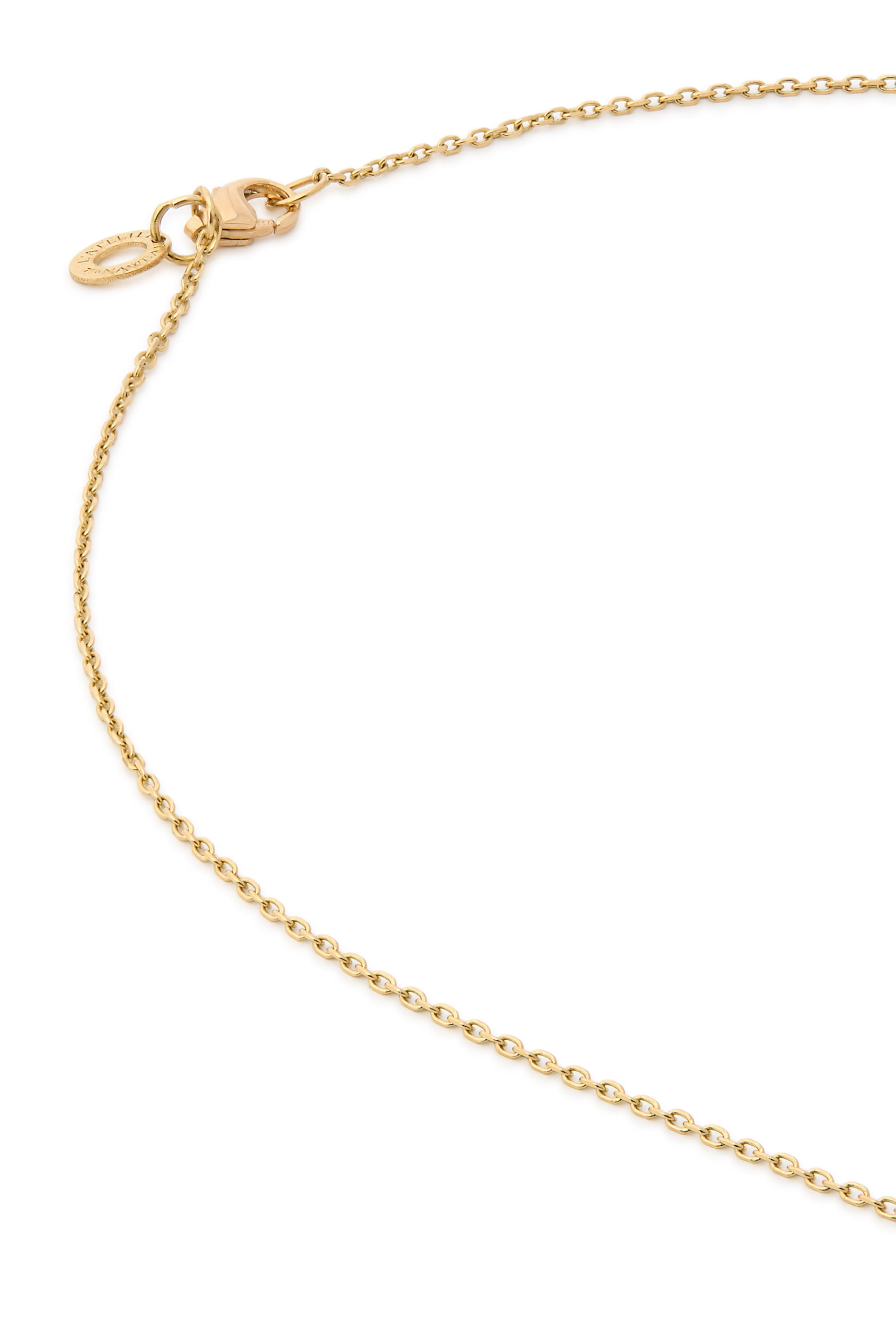 Psychedeliah Long Diamond Necklace, 18K Yellow Gold, Diamonds & Malachite 