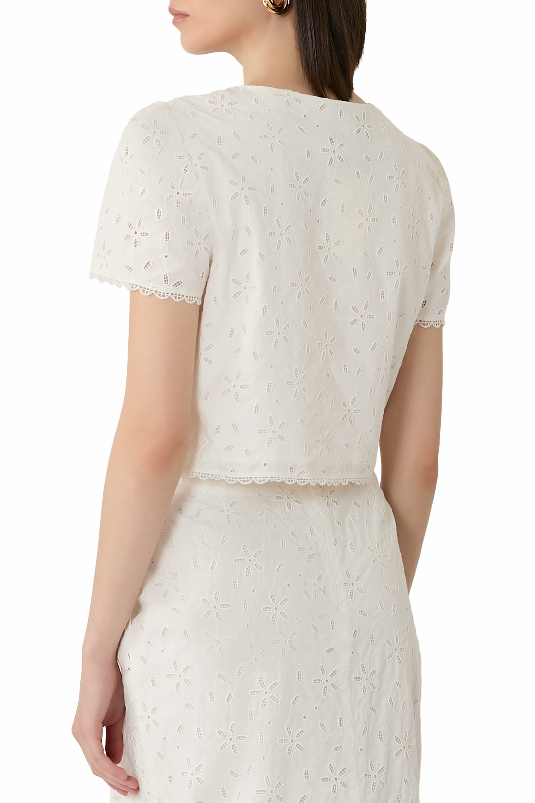 Salma Embroidered Cotton Top