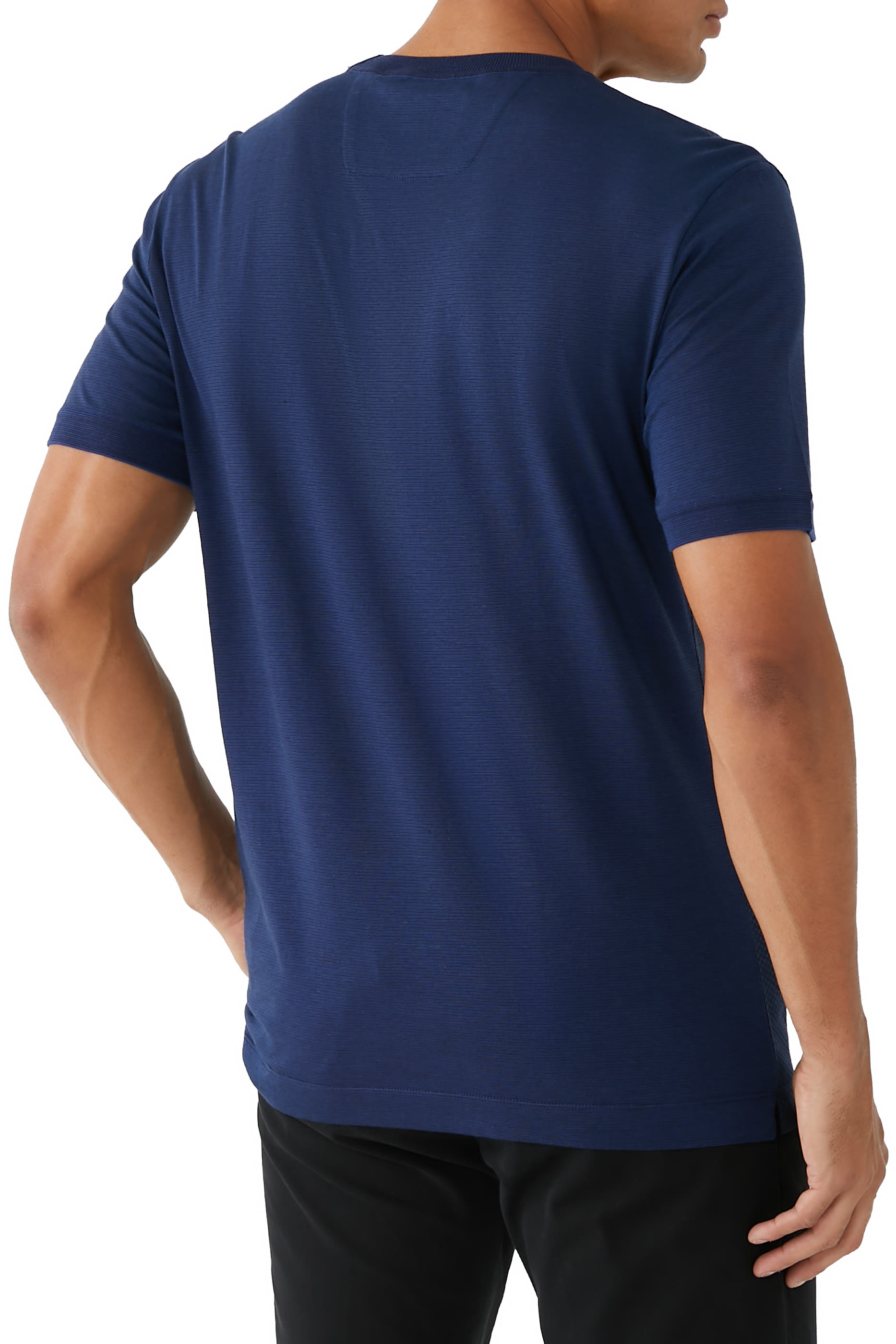 Cotton Silk Regular Fit T-Shirt