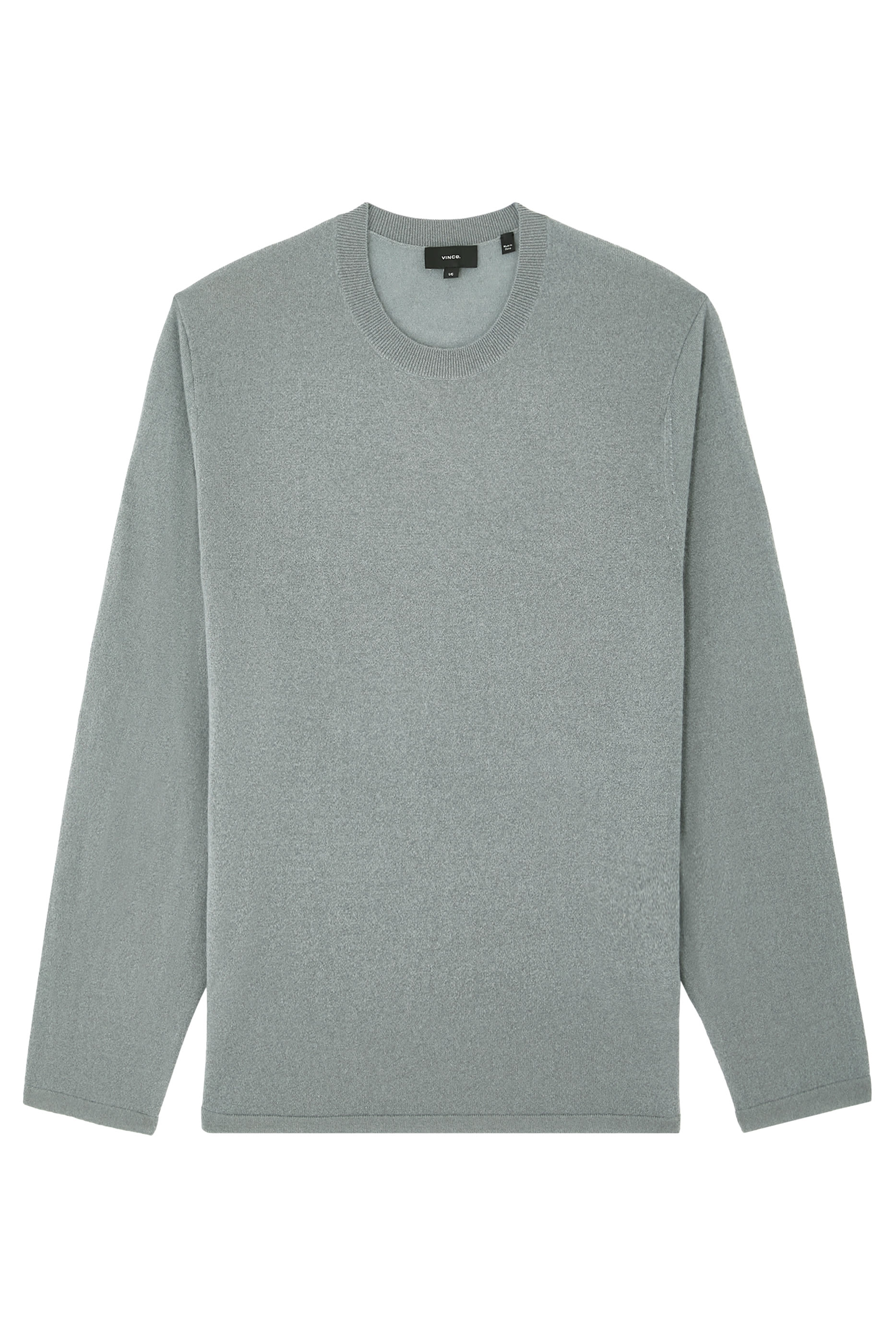 Cashmere-Silk Crew Neck Sweater
