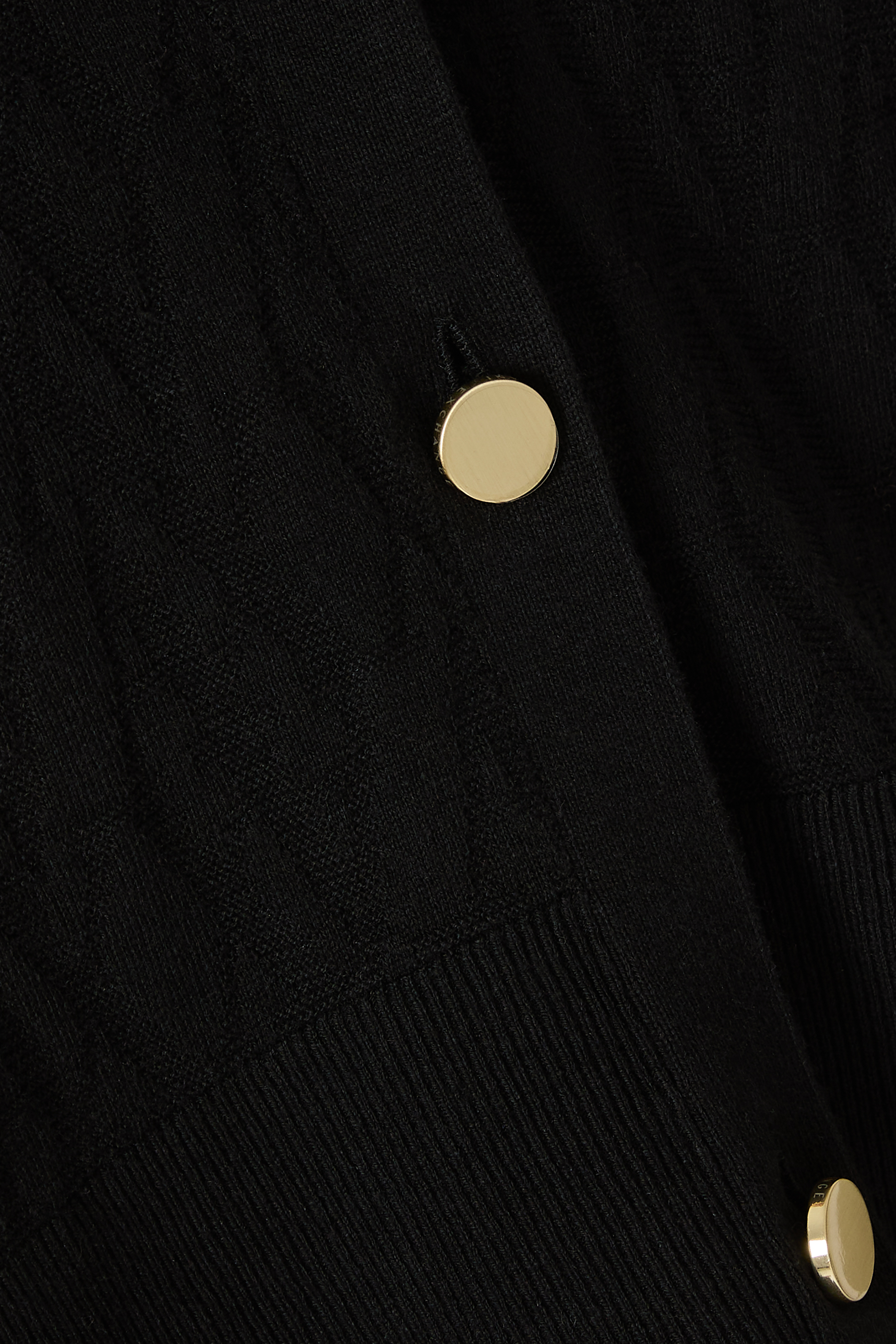 Monogram Buttoned Cardigan