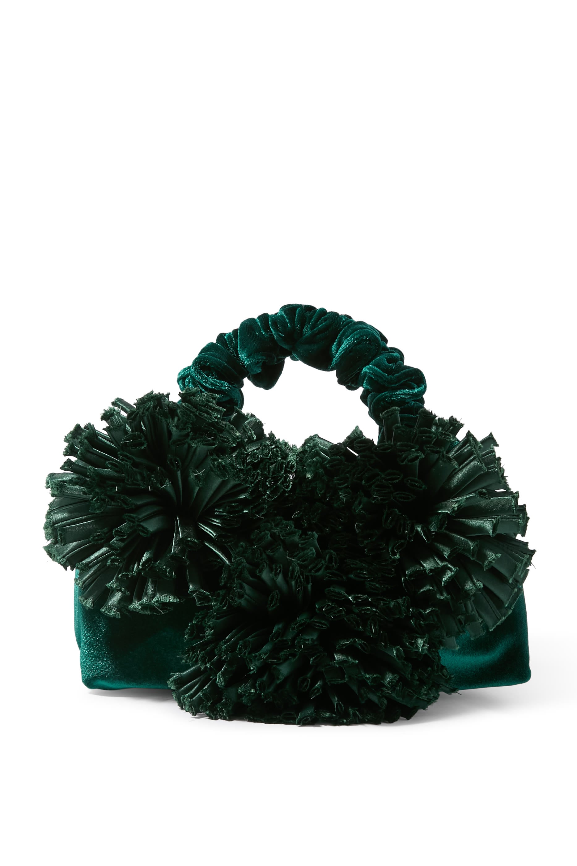 Mini Velvet Pom Tote