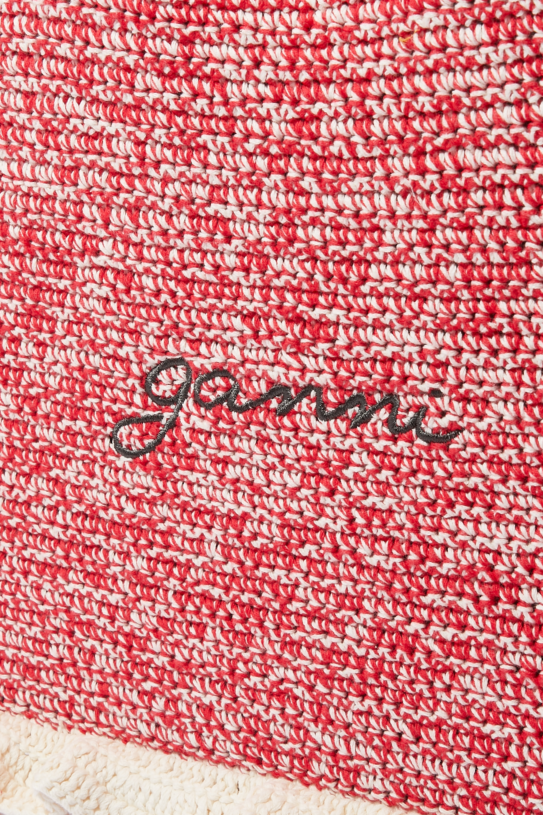 Cotton Crochet Frill Tote