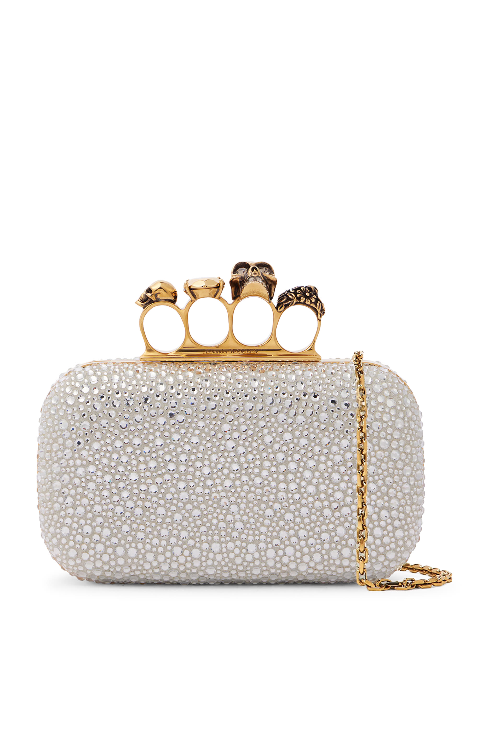 Skull Four Ring Clutch Bag