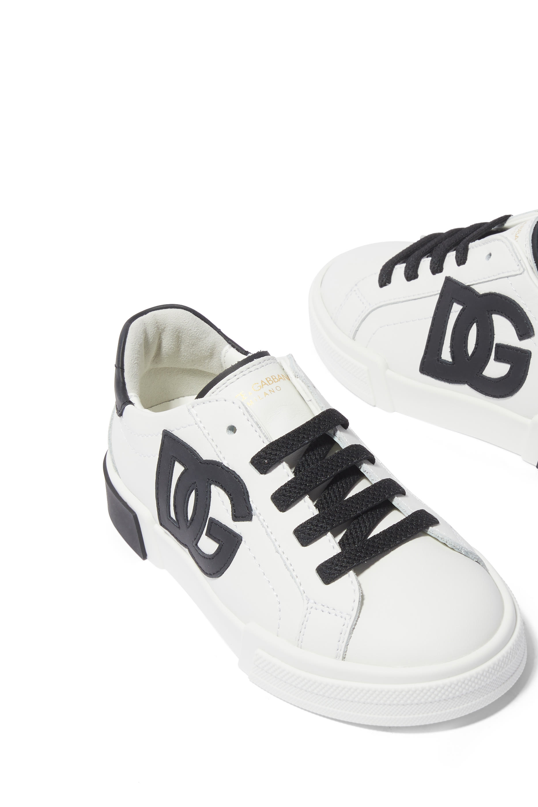 Kids Portofino Vintage Calfskin Sneakers