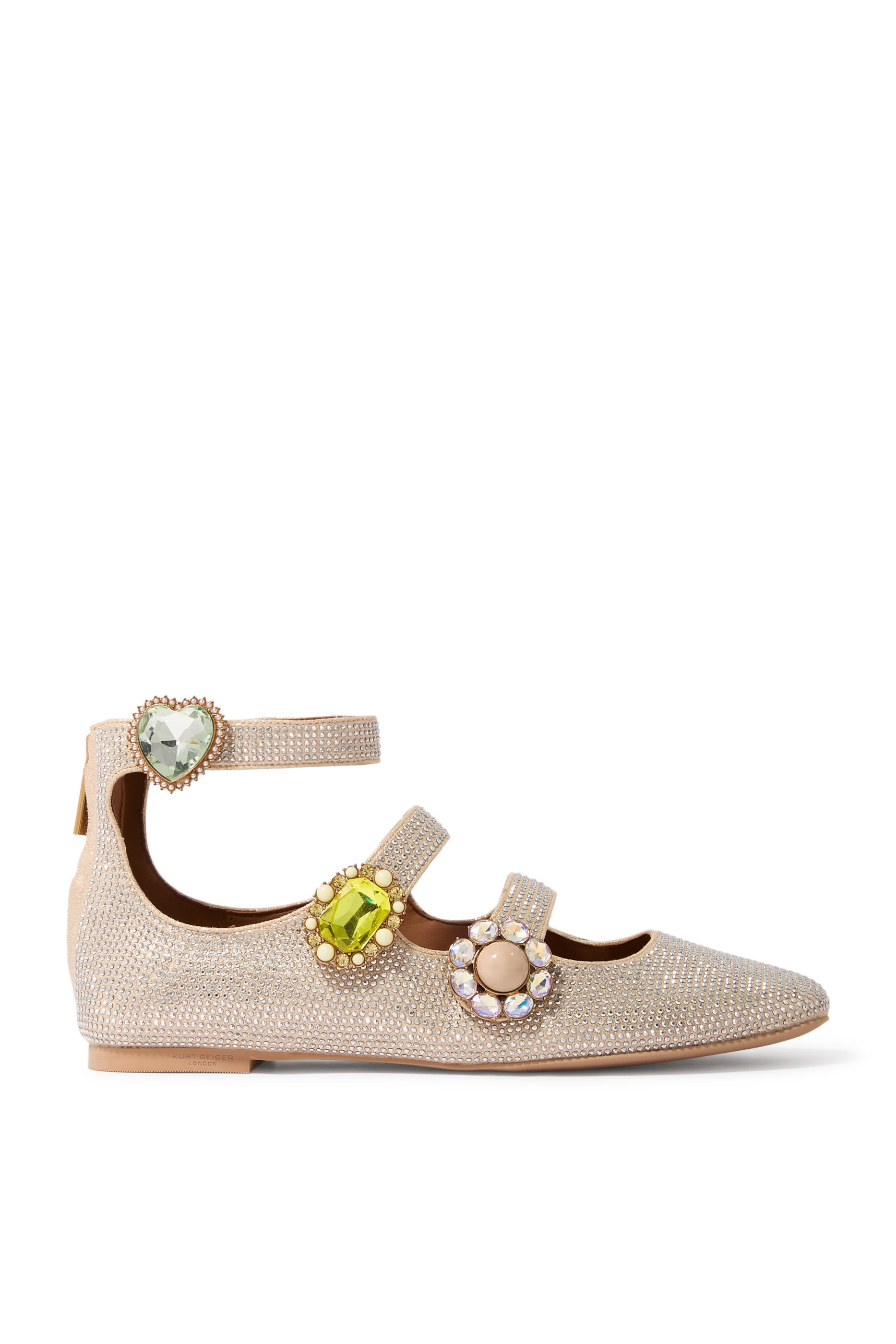 Ornate Gladiator Ballet Flats