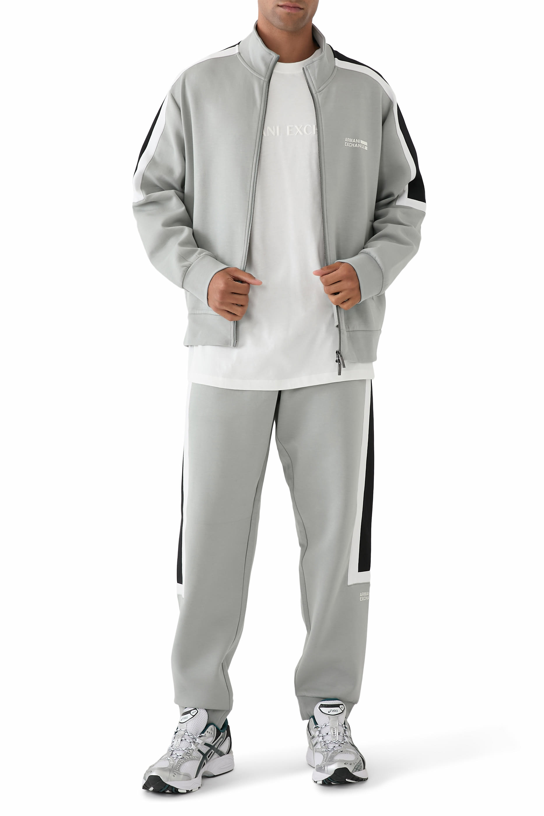 Contrasting Stripes Jogger Pants