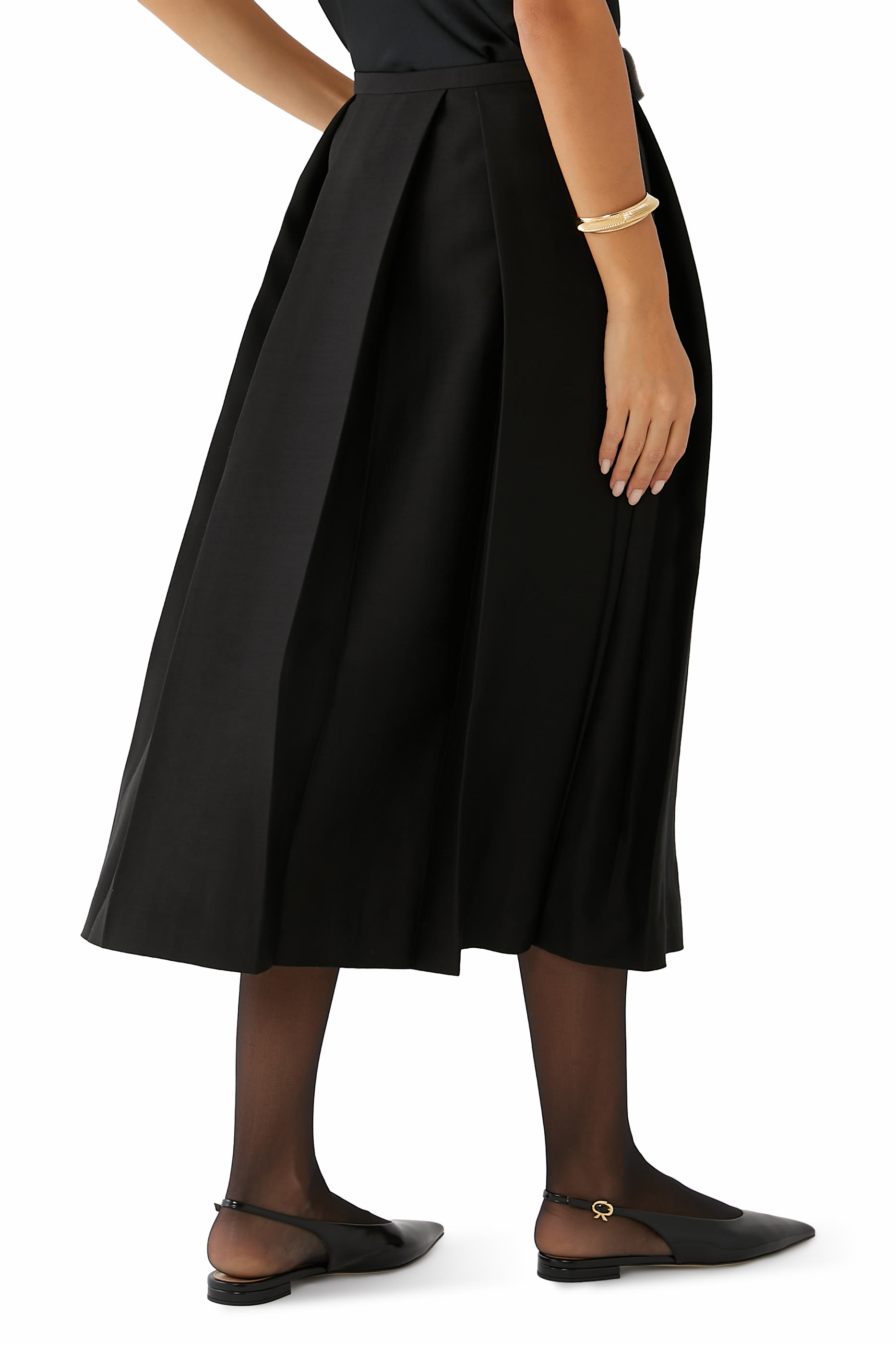 Wool Silk Twinflower Skirt