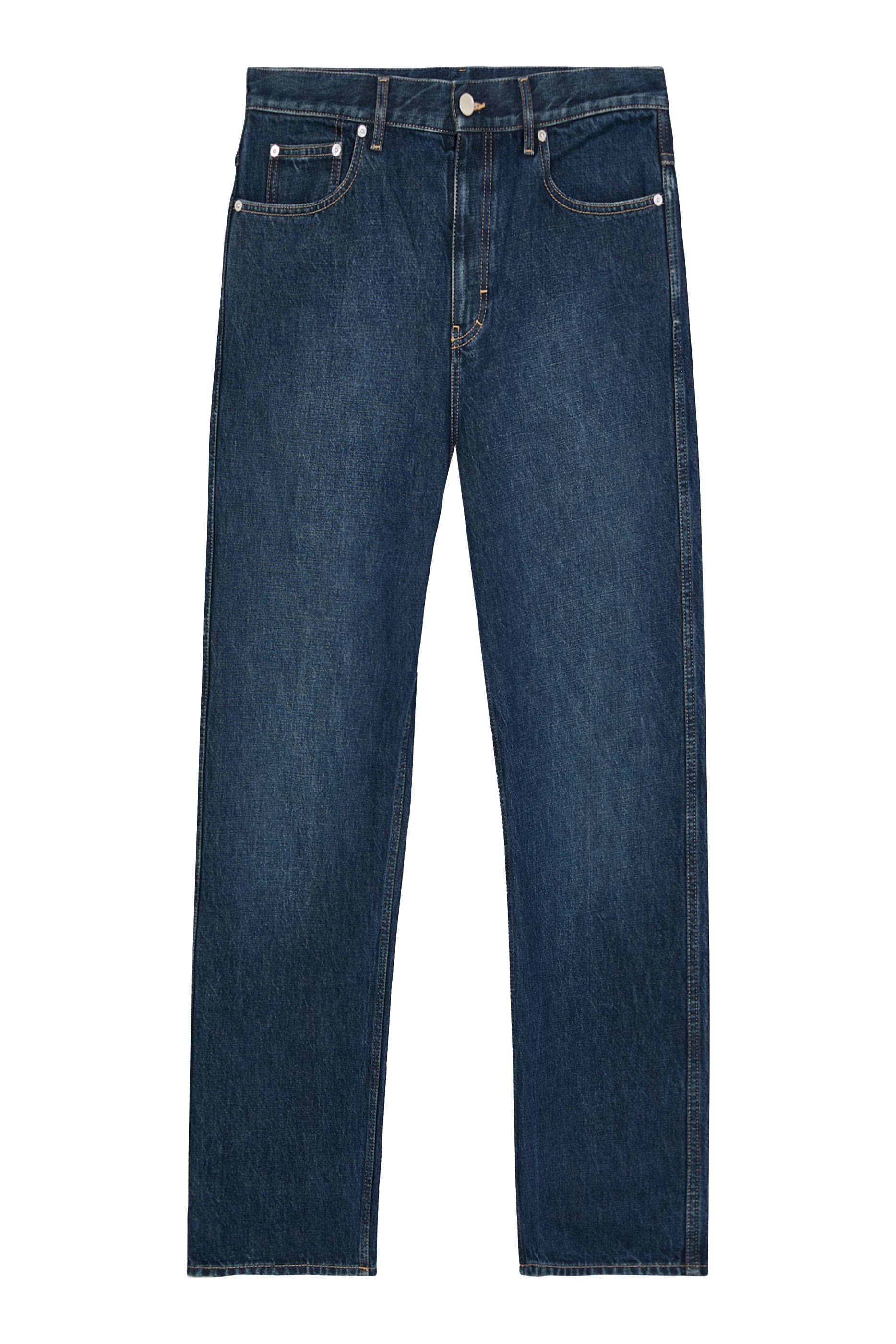 Logo Slim-Fit Cotton Denim Trousers
