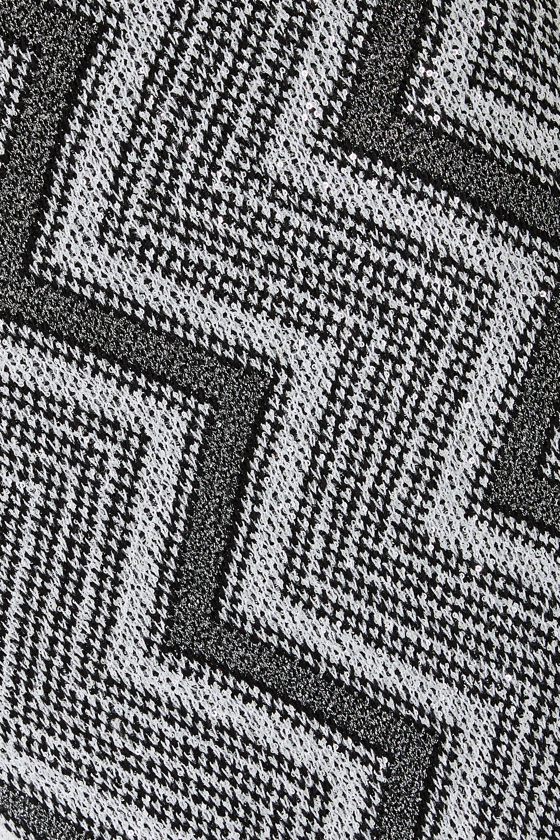 Macro Chevron Viscose Lame' Maxi Dress