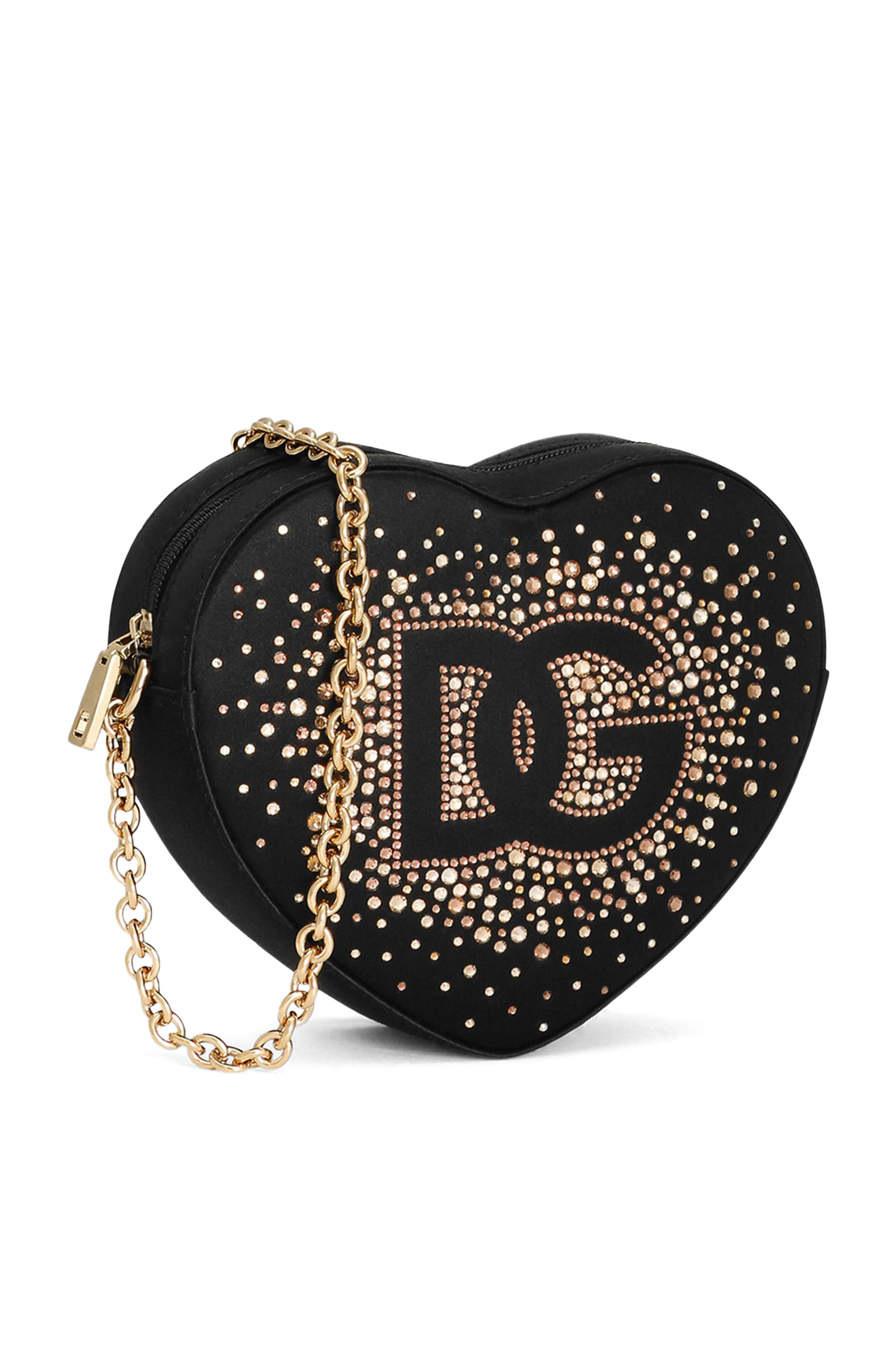 Kids Satin DG Girlie Heart Crossbody Bag