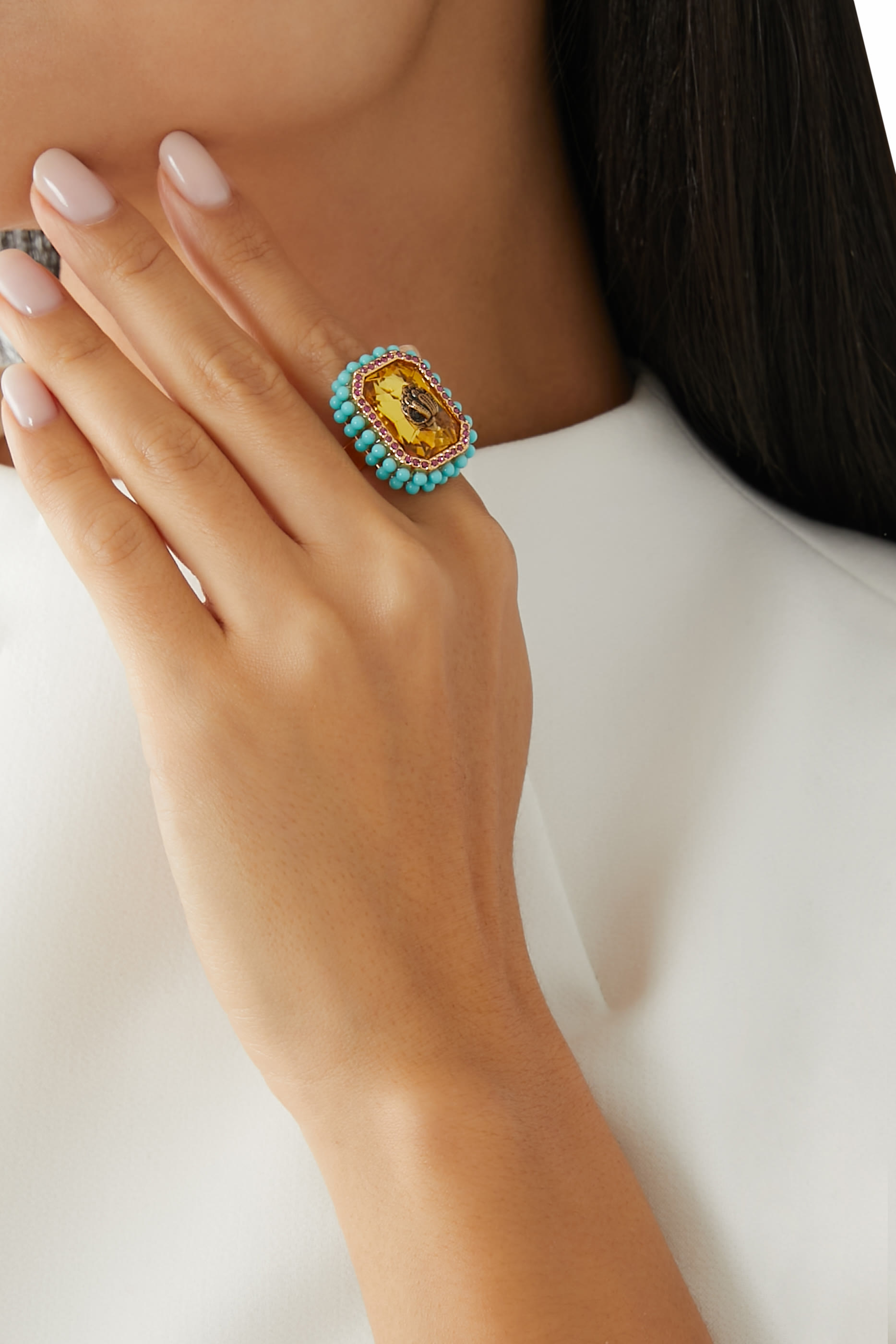 Emerald Cocktail Ring