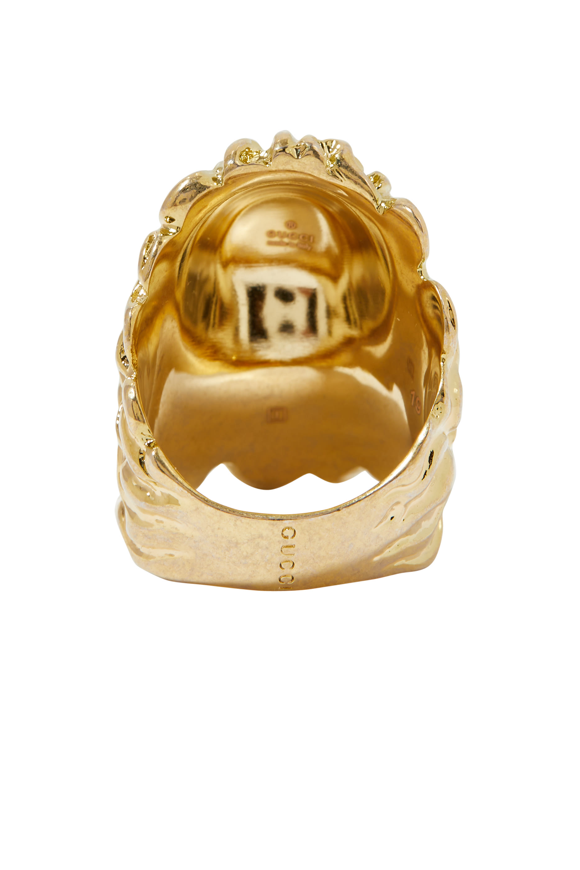 Crystal Lion Head Ring