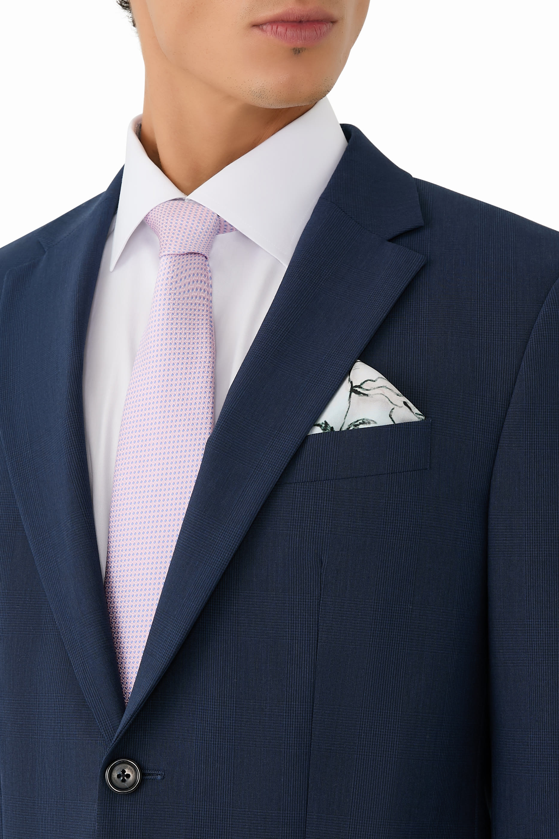 Floral Silk Pocket Square