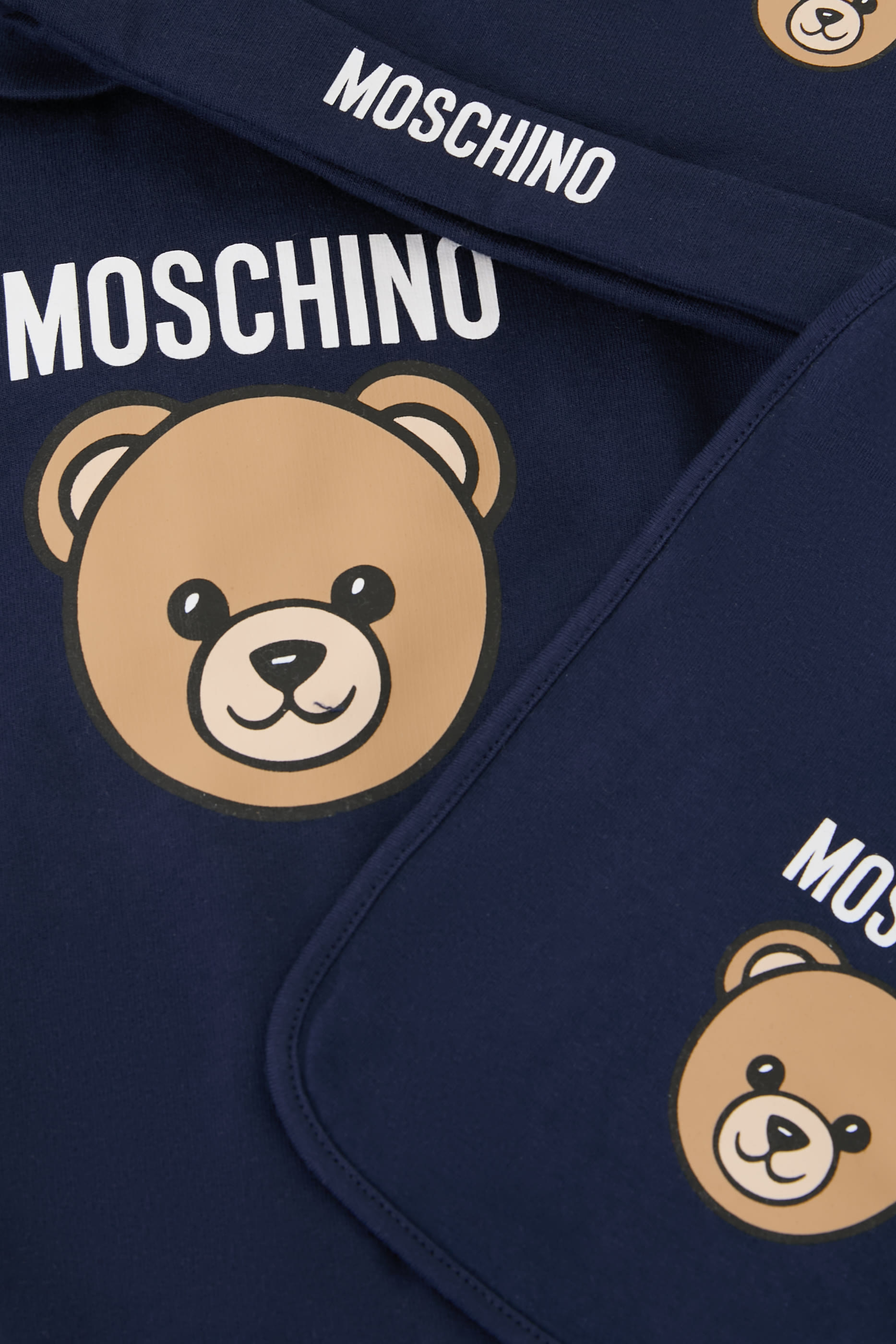 Kids BG Teddy Patch Bib + Hat Set