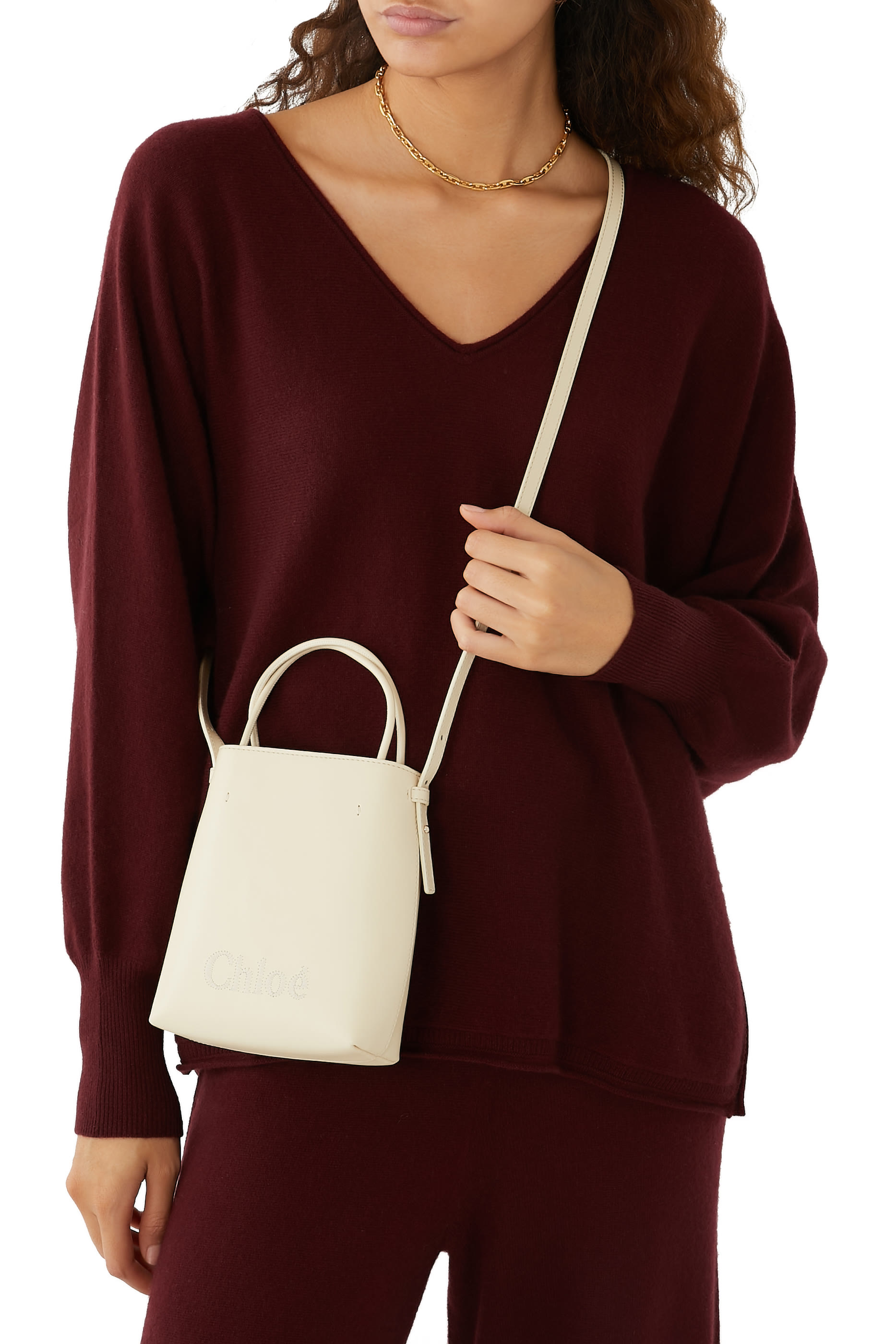 Sense Stitched Logo Mini Bag