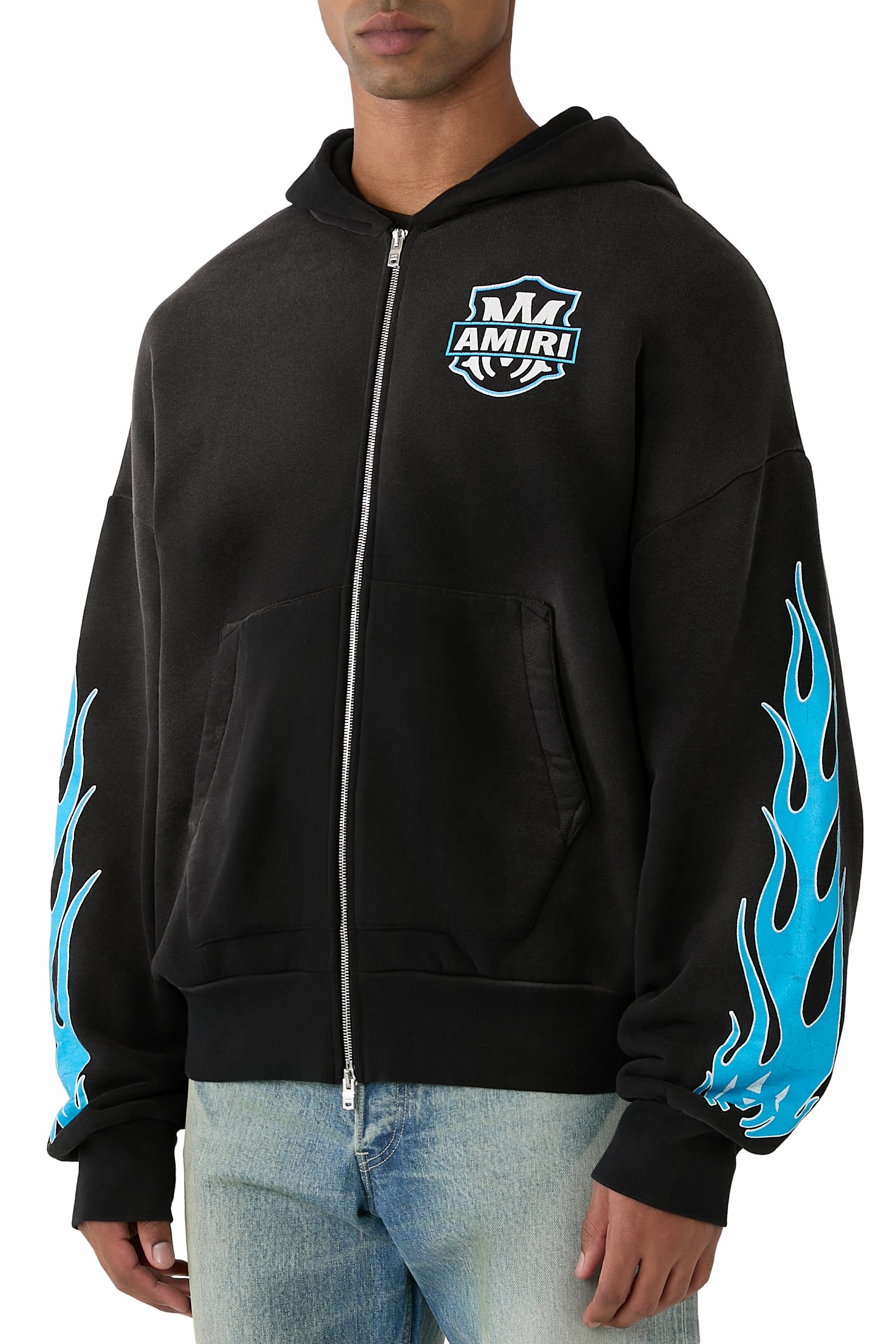 Ma Flames Zip Hoodie