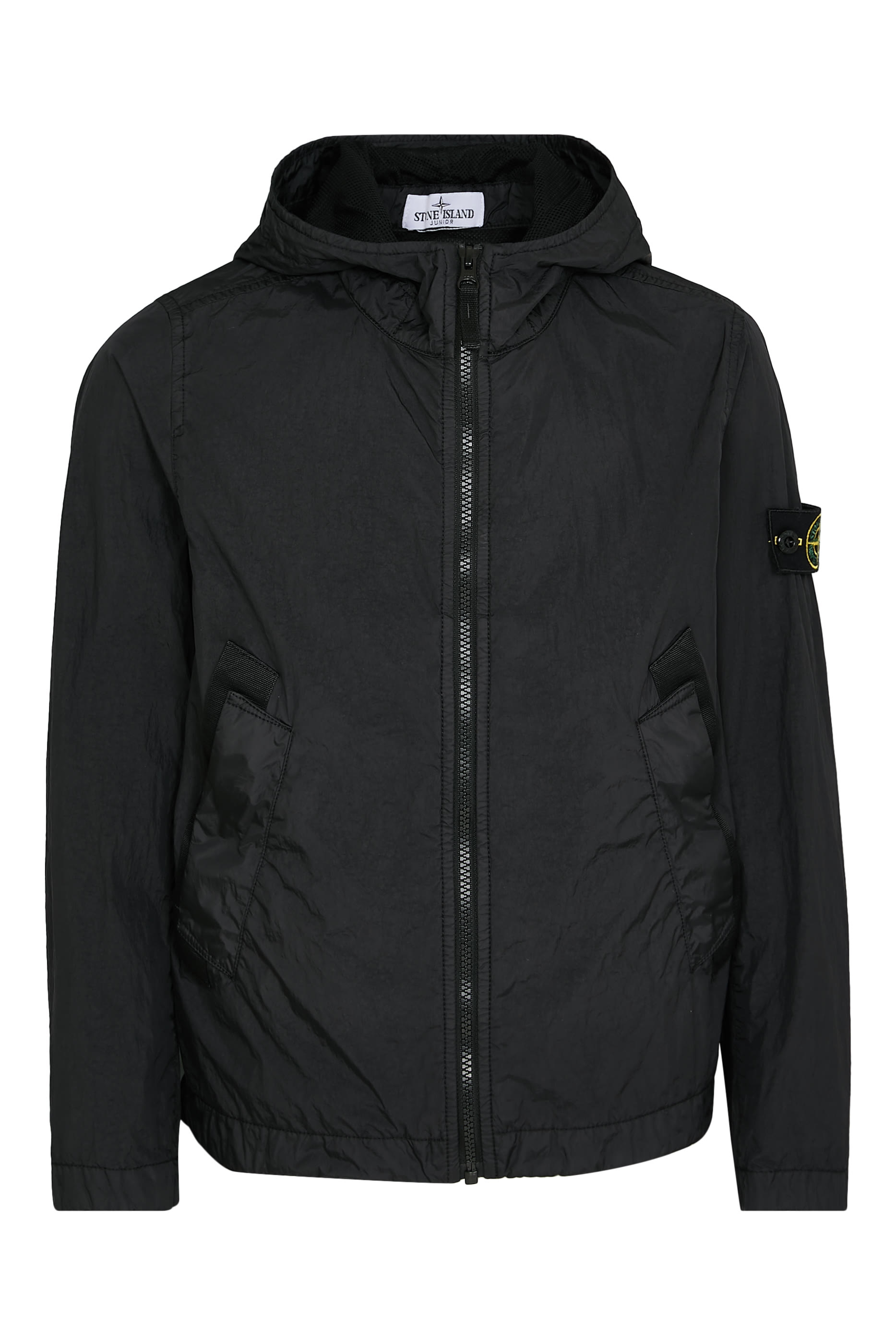 Kids Logo Patch Hooded Jacket