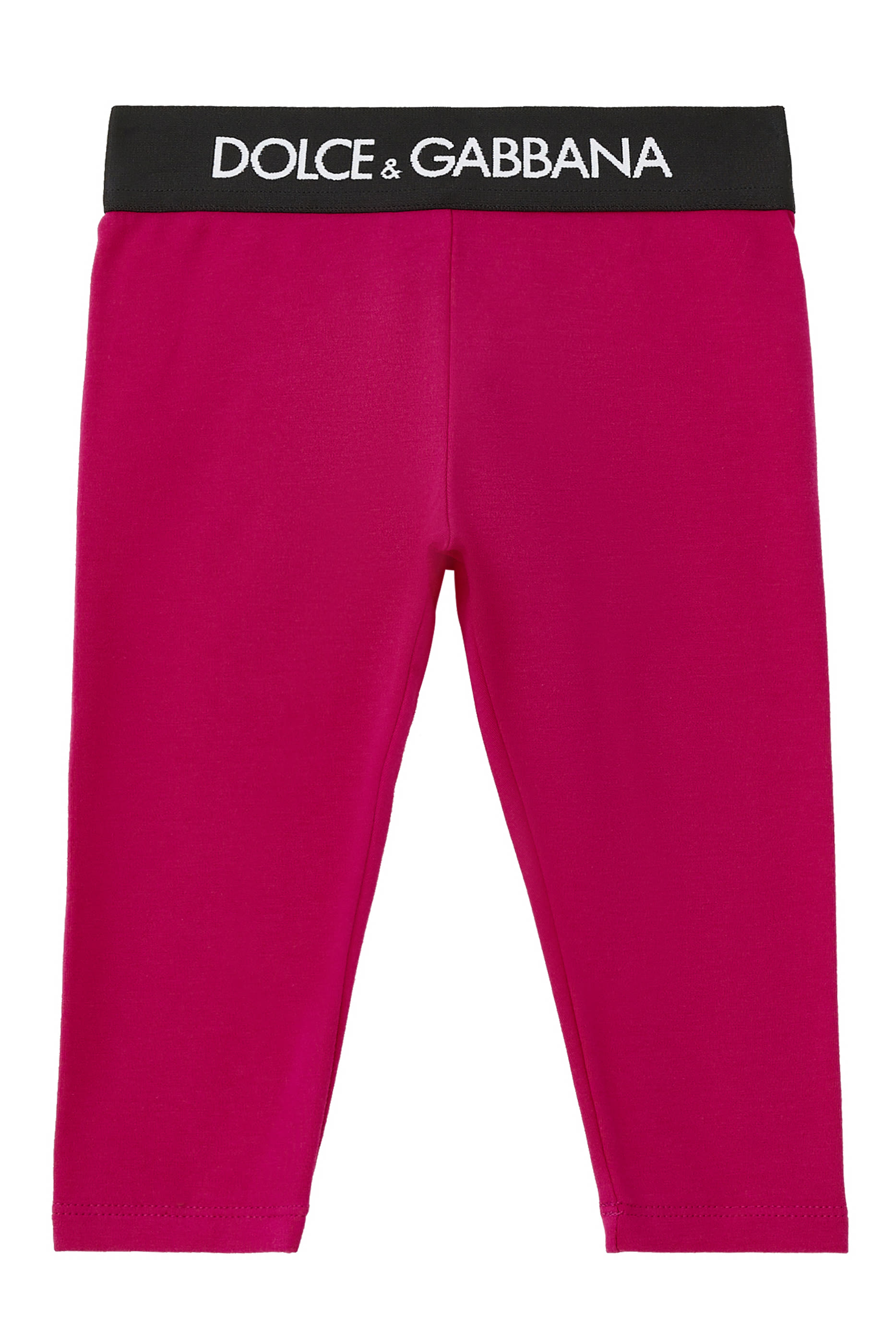 Kids Logo Band Cotton Leggings