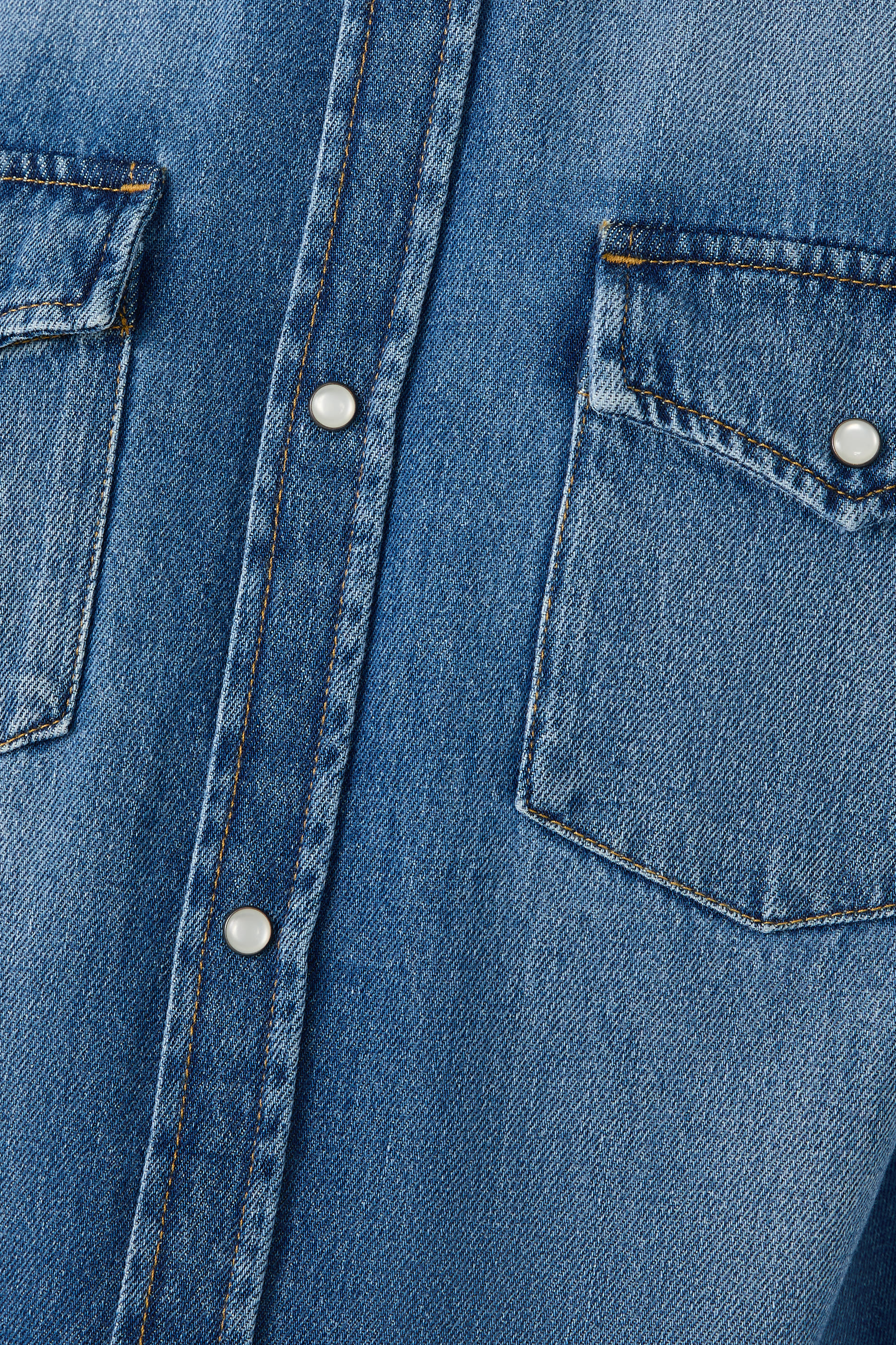 Glanshirt Denim Overshirt