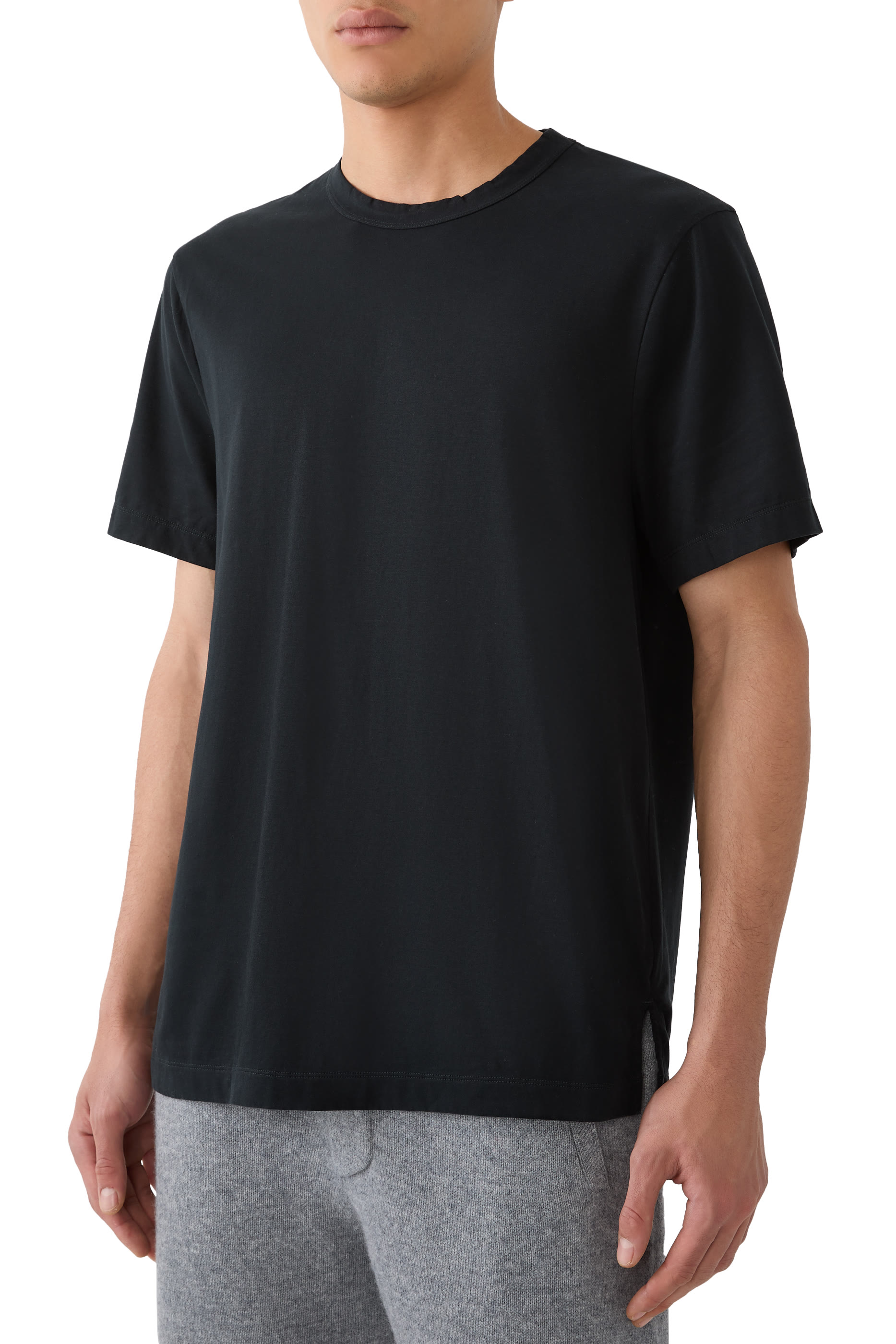 Heavy Luxe Jersey Crew T-Shirt