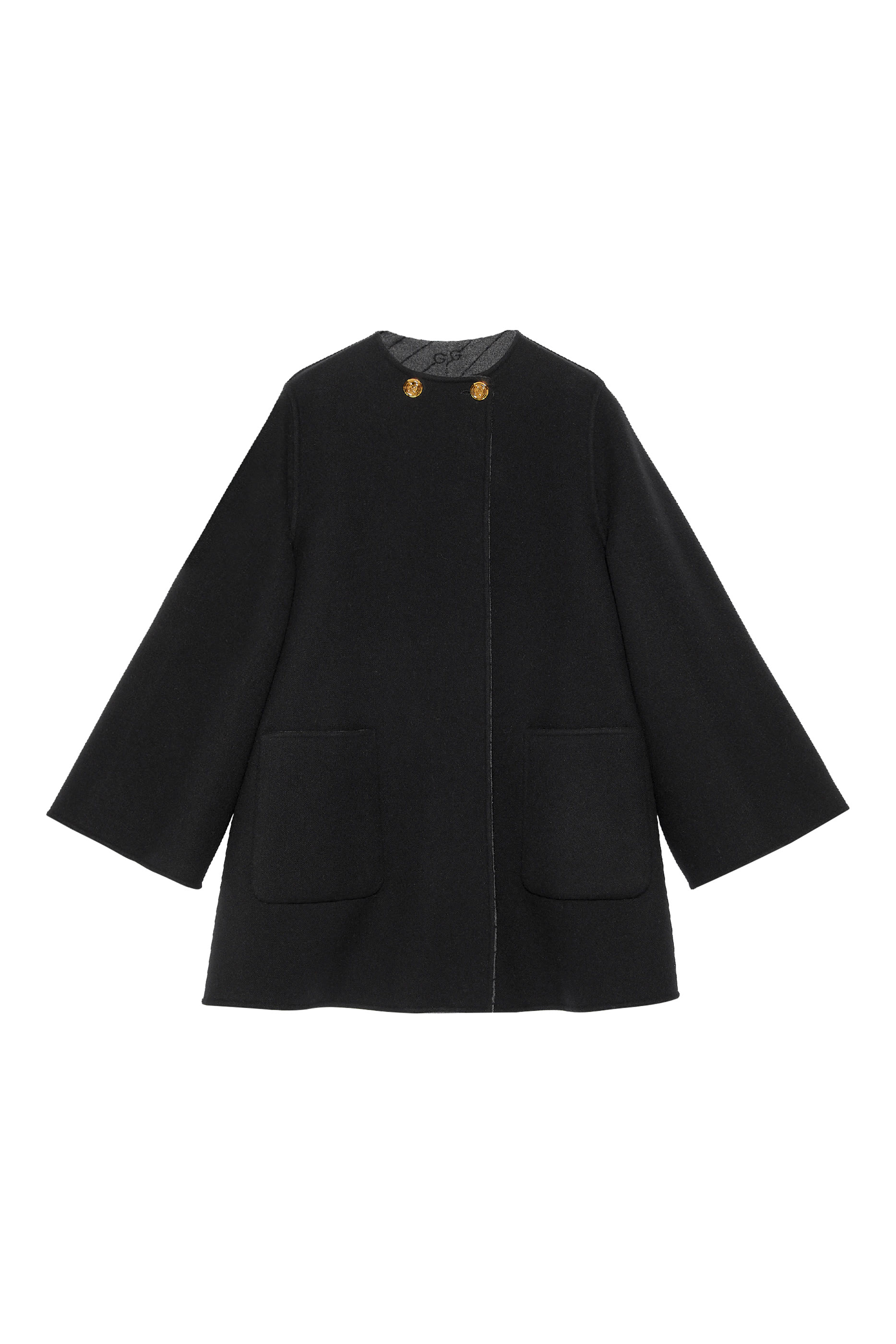 Diagonal G Wool Tweed Coat