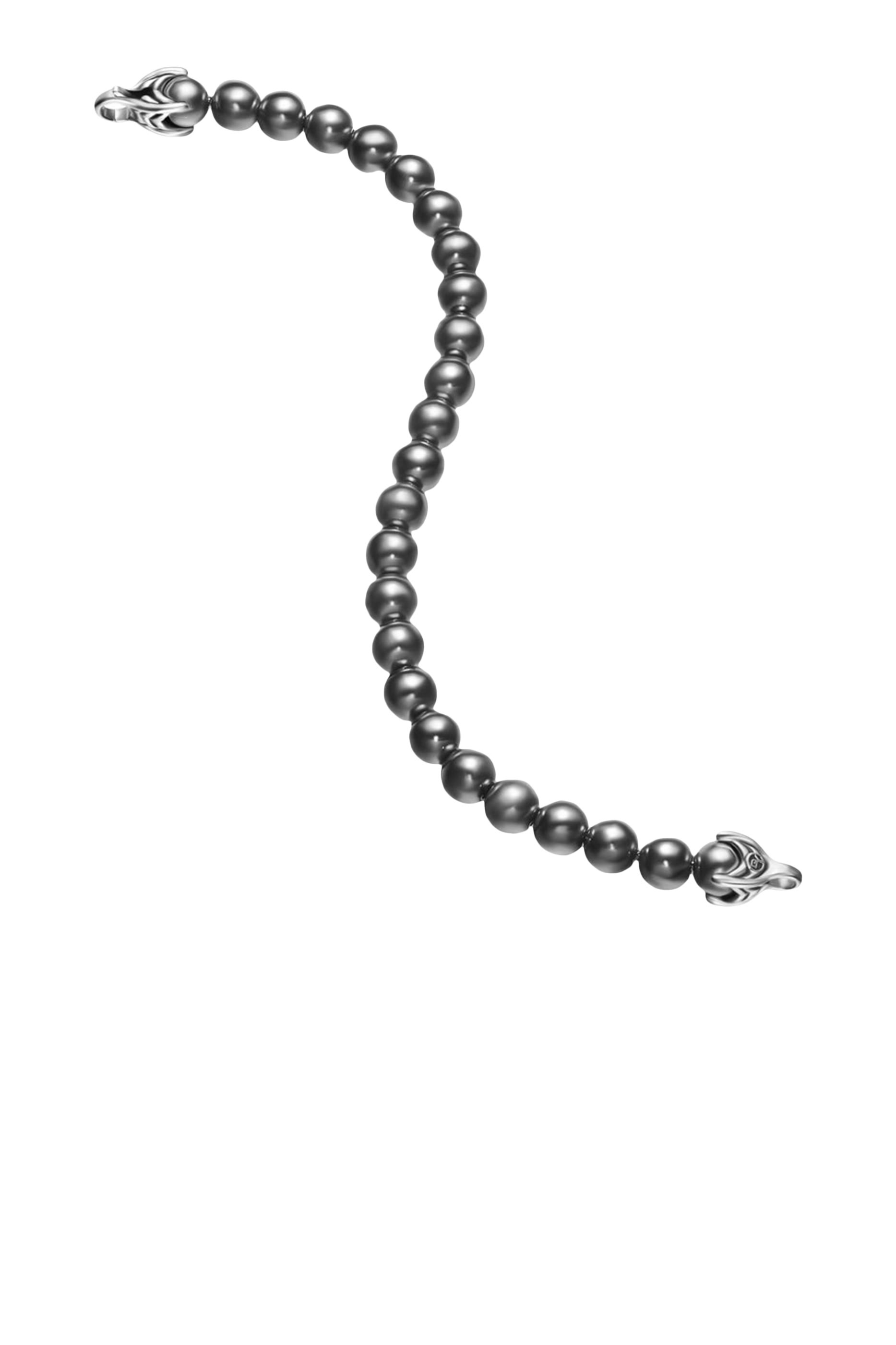 Spiritual Bracelet, Sterling Silver & Onyx