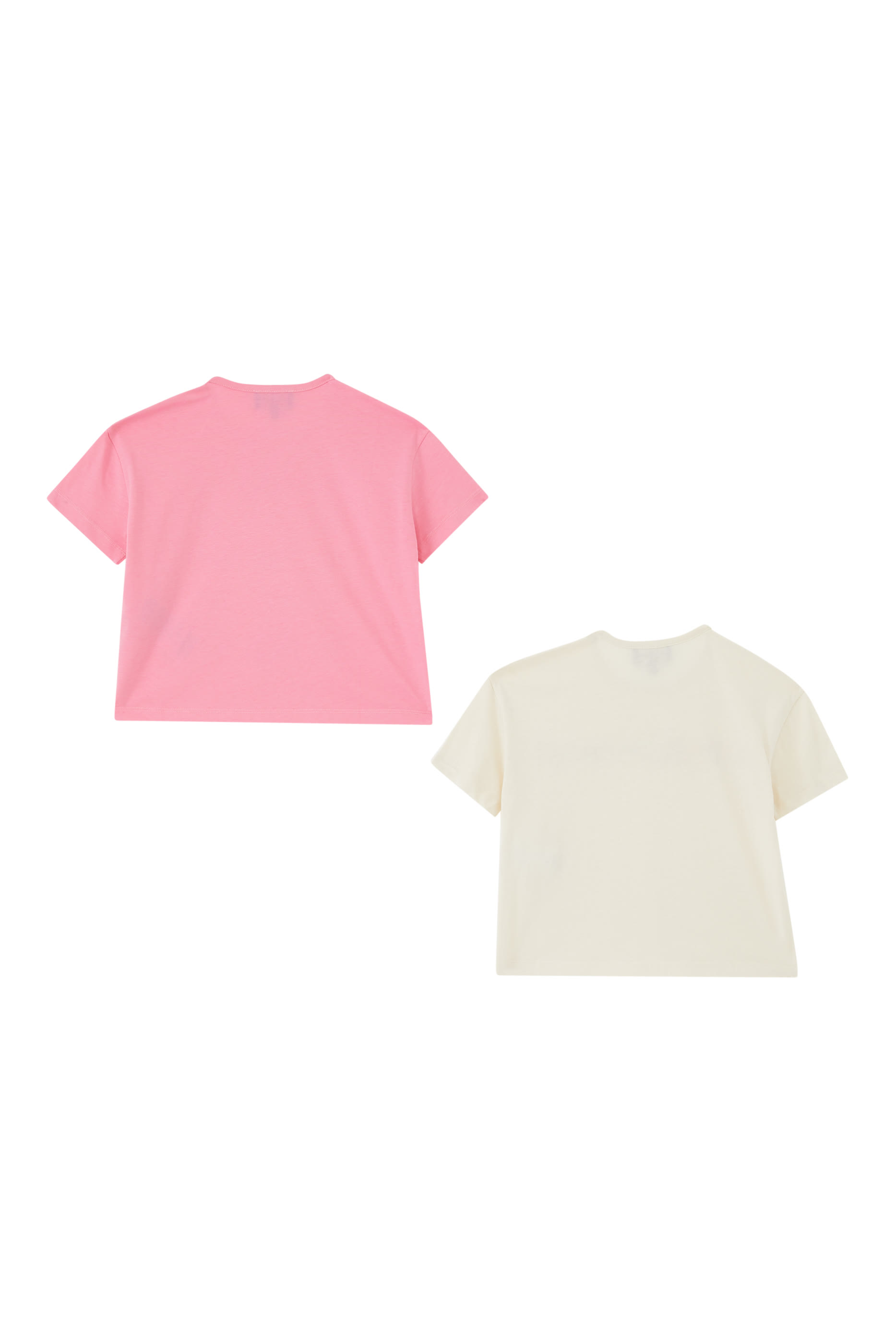 Kids Logo Print T-Shirts, Set of 2