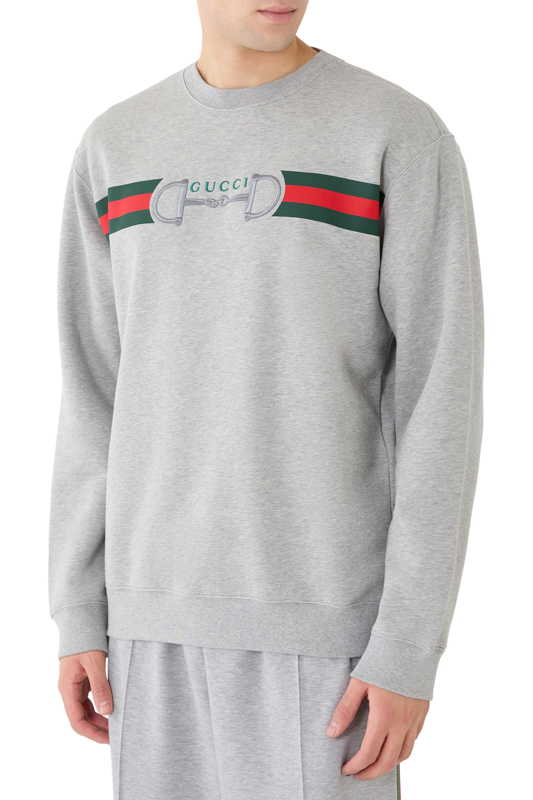 Logo Print Cotton Jersey Sweatshirt