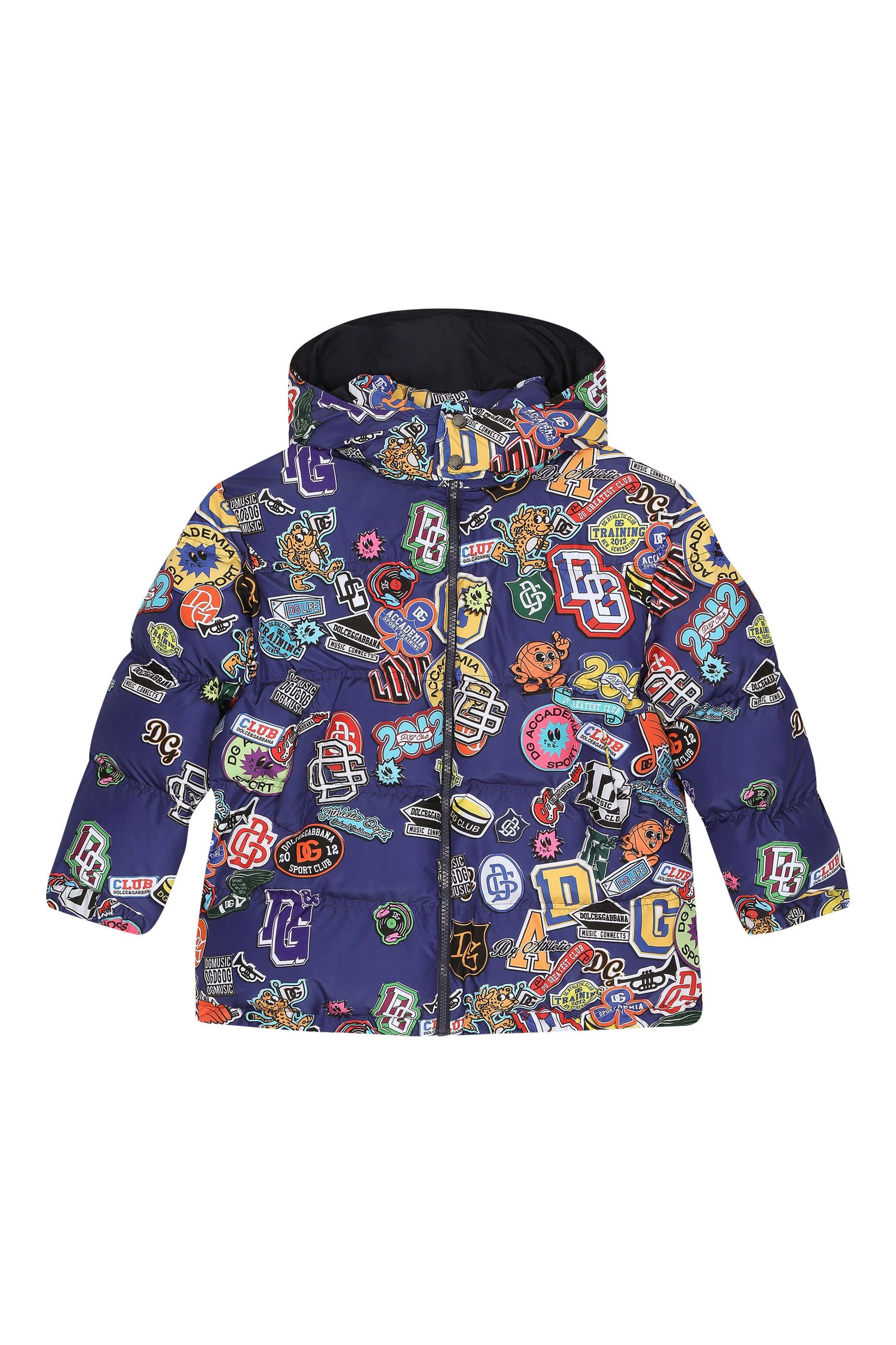 Kids Nylon Faux Down Jacket