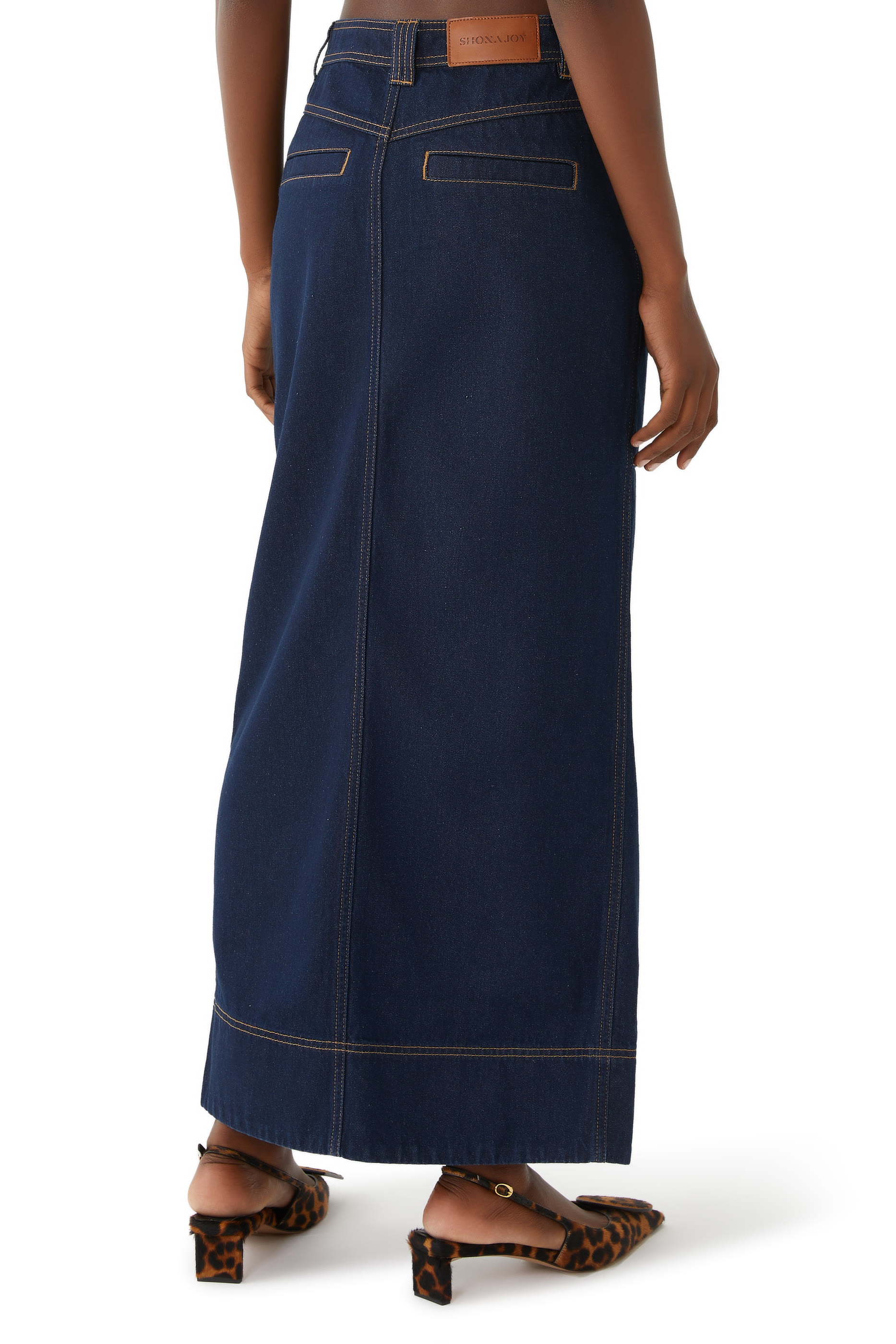 Rita Panelled Maxi Skirt