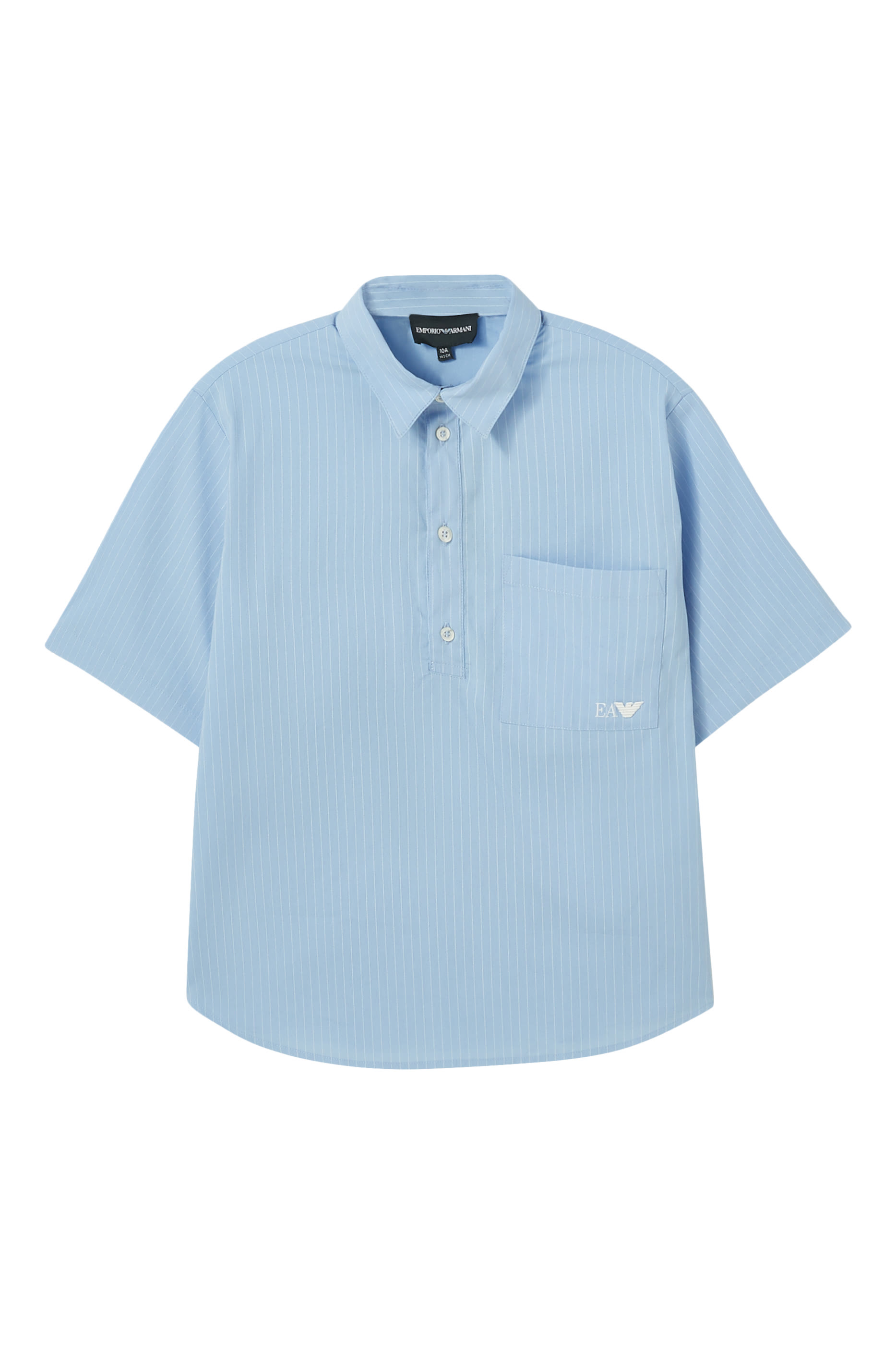 Kids EA Logo Stripe Polo Shirt