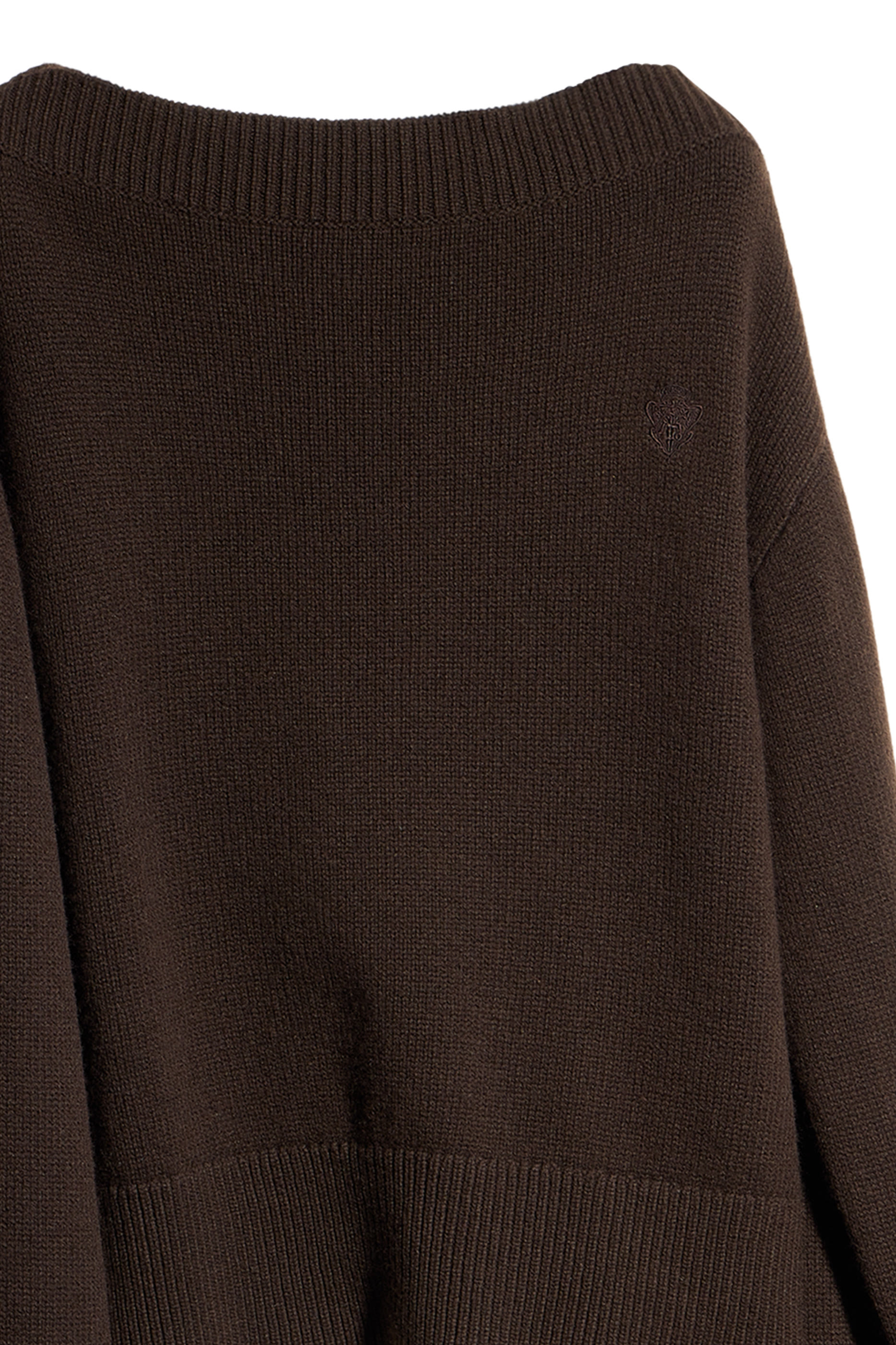 Knit Cashmere Sweater with Embroidery 