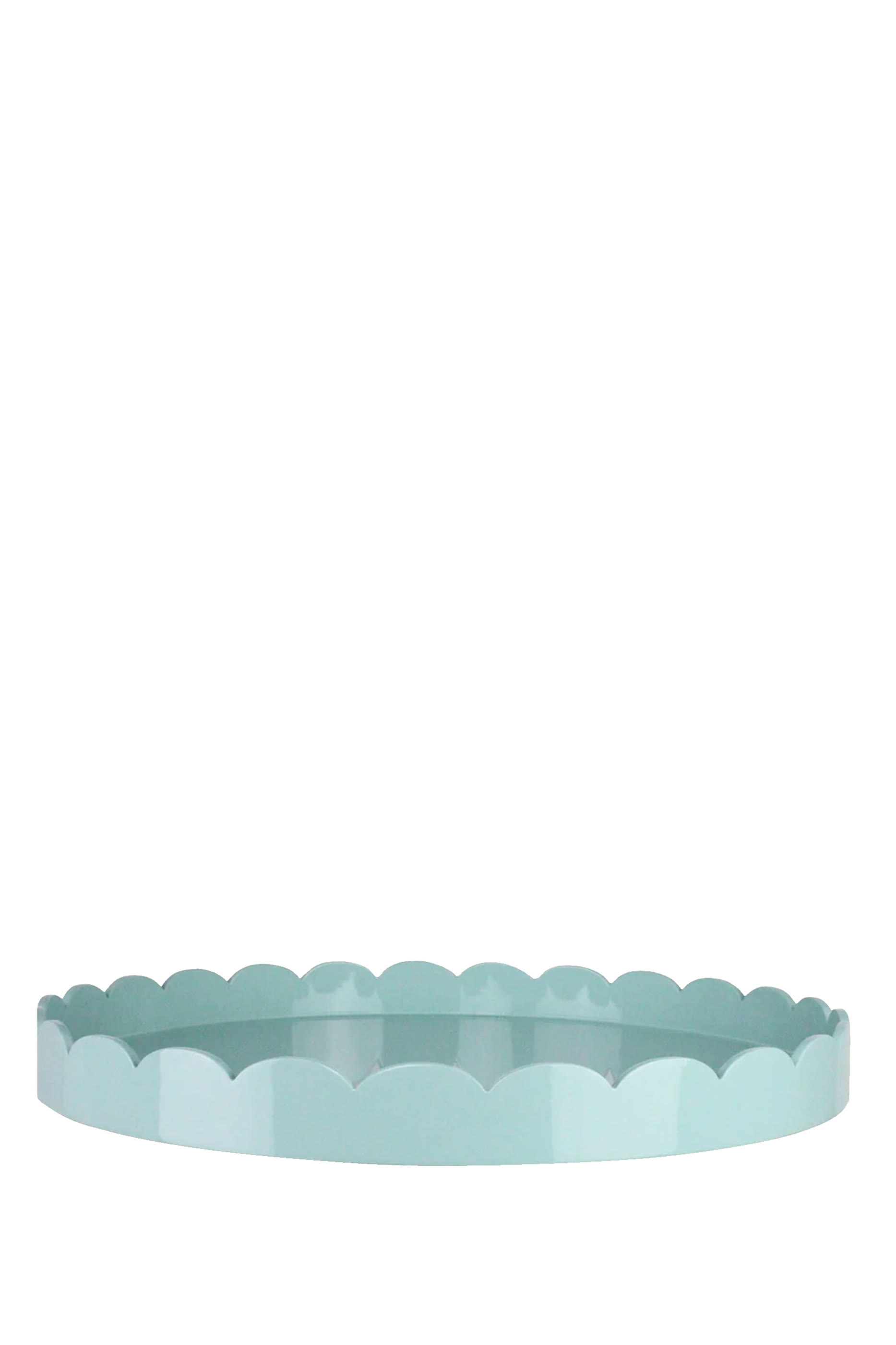Racing Round Scalloped Tray