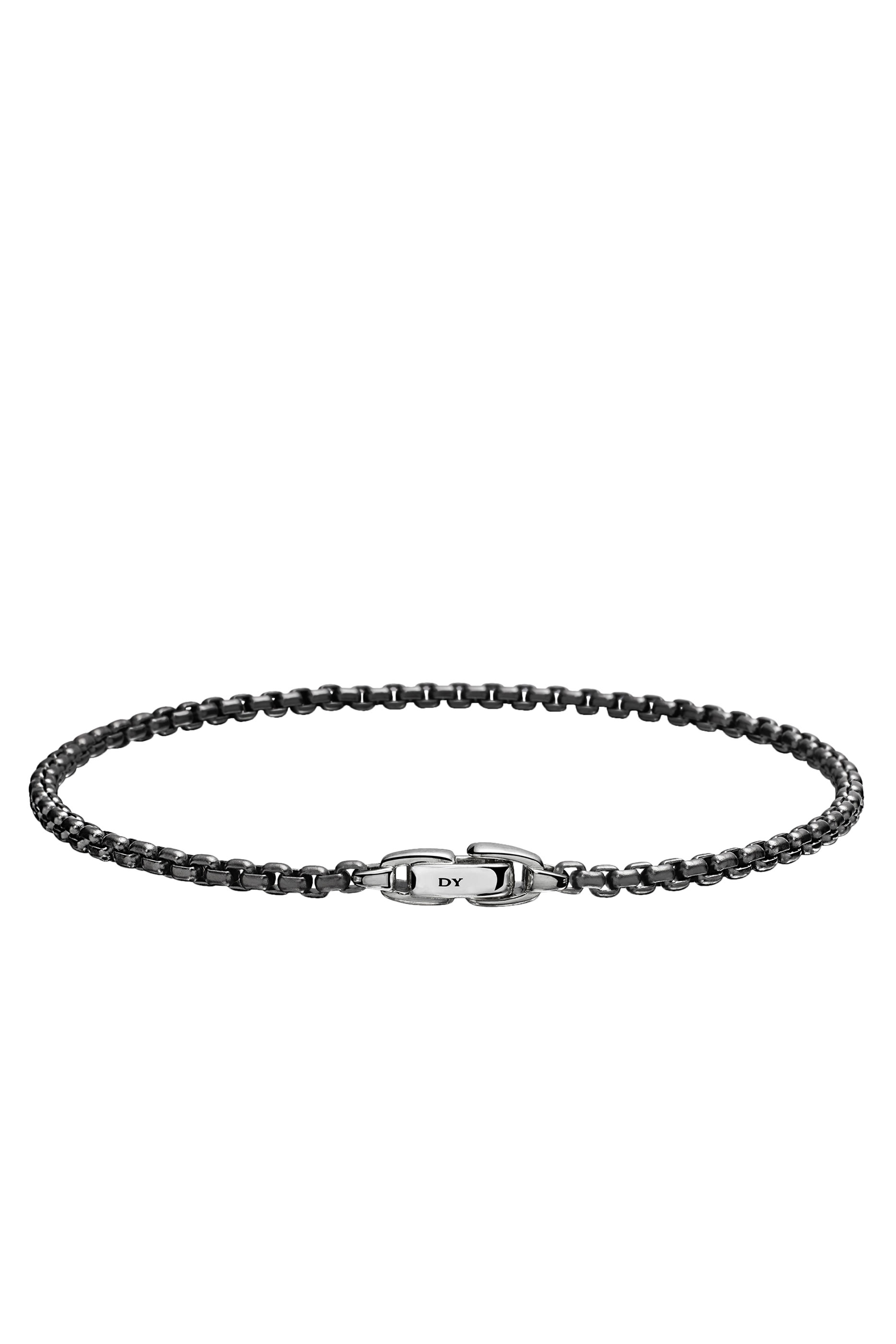 Buy David Yurman Box Chain Bracelet, Stainless Steel and Sterling