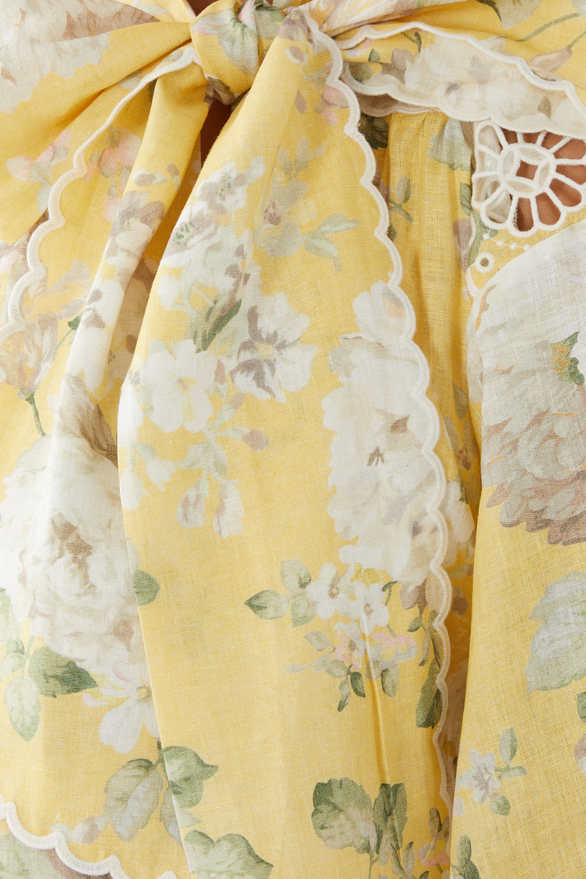 Acacia Broderie Tie Mini Dress