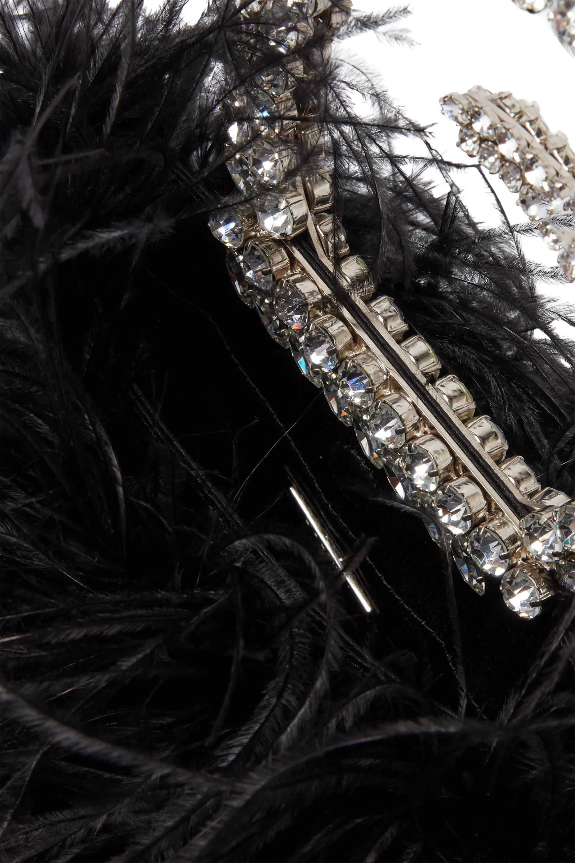 Karma Feather Clutch Bag