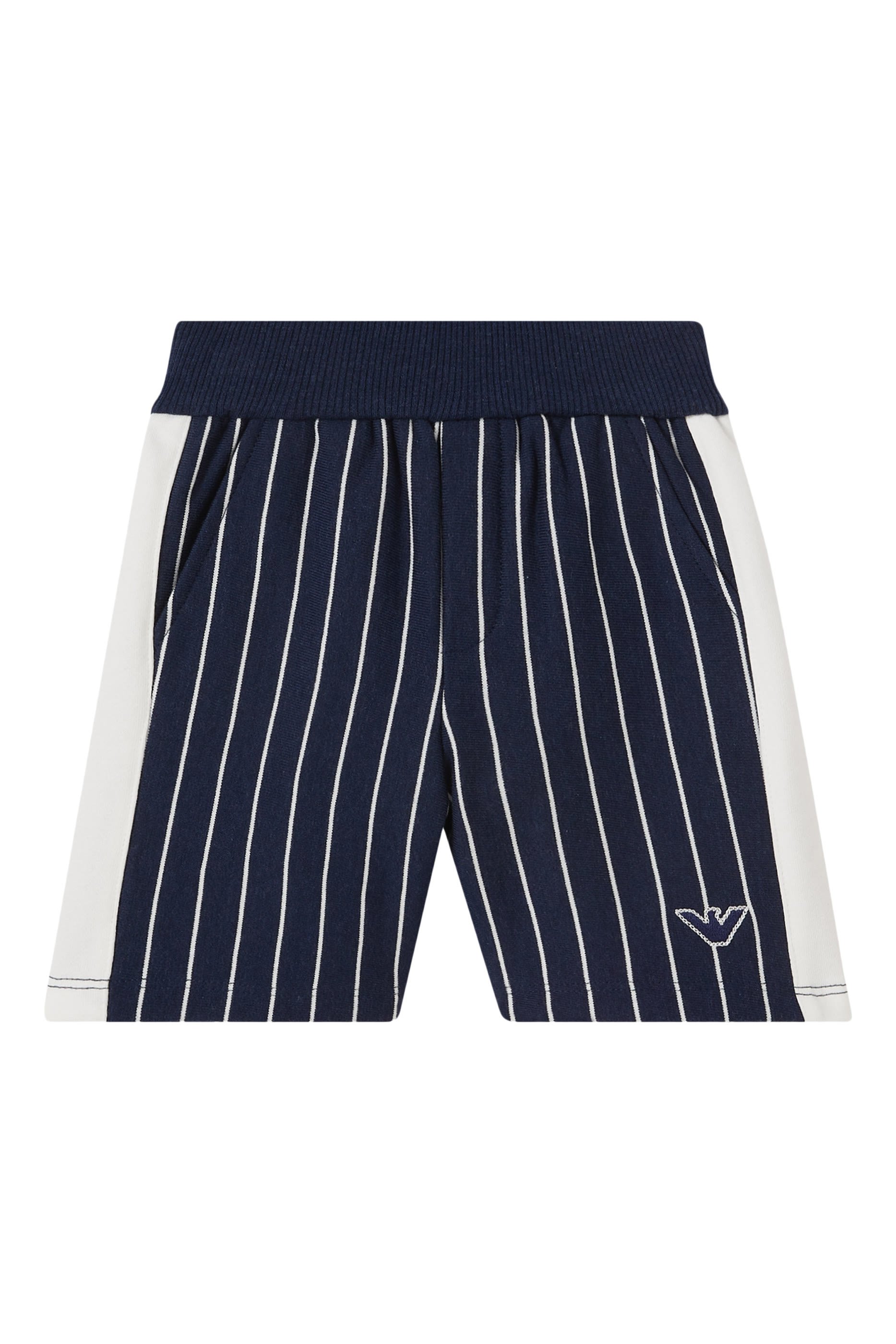 Kids Logo Striped Shorts