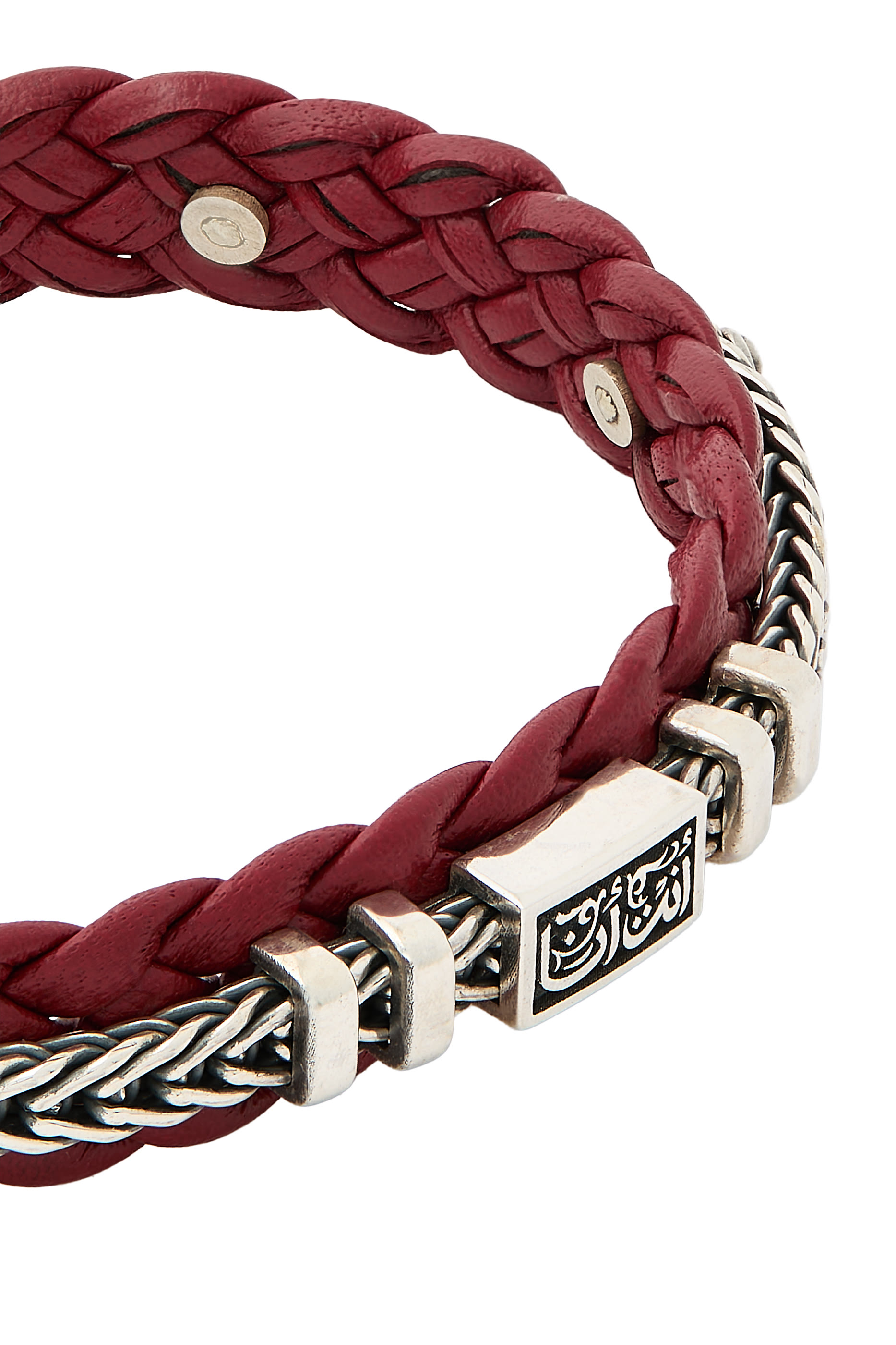 We Are One Bracelet, Sterling Silver & Leather